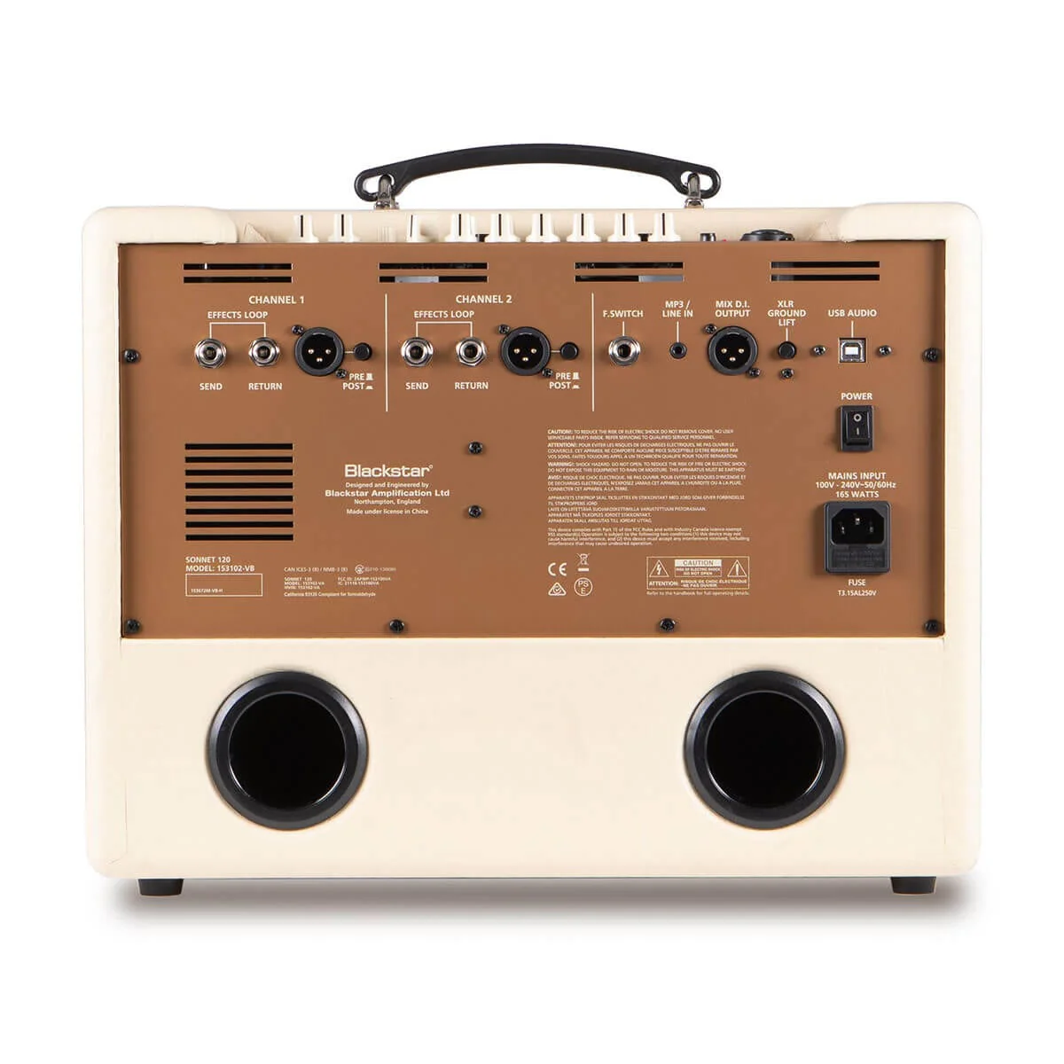 Blackstar Sonnet 120 Blonde Acoustic Guitar Amp - Image 5
