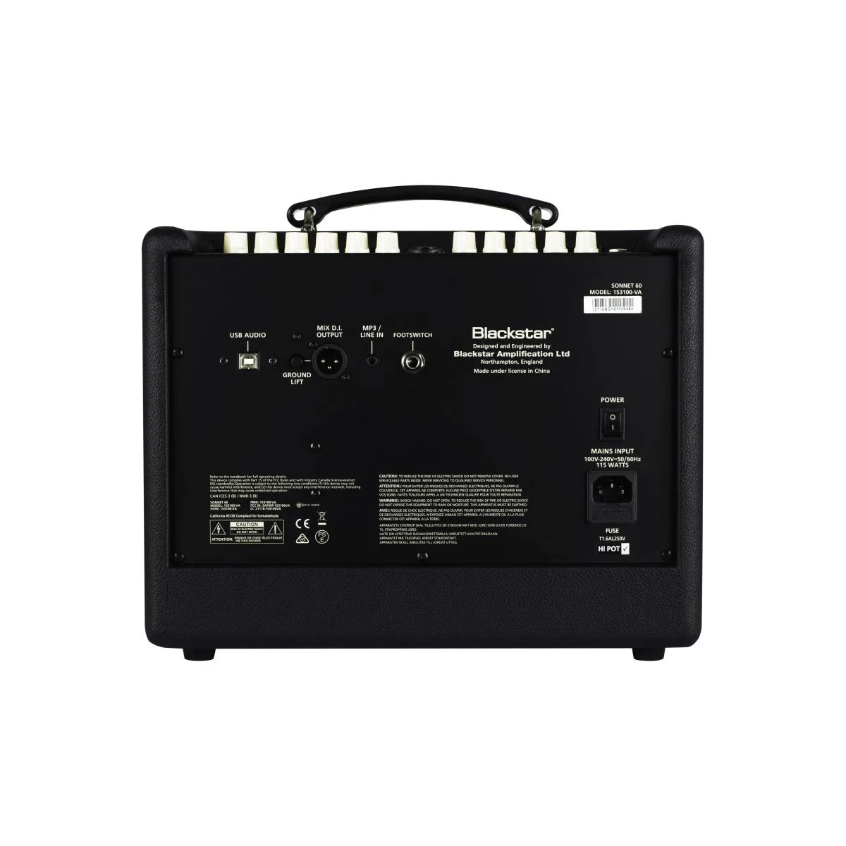 Blackstar SONNET 60 Acoustic Guitar Amp; Black - Image 4