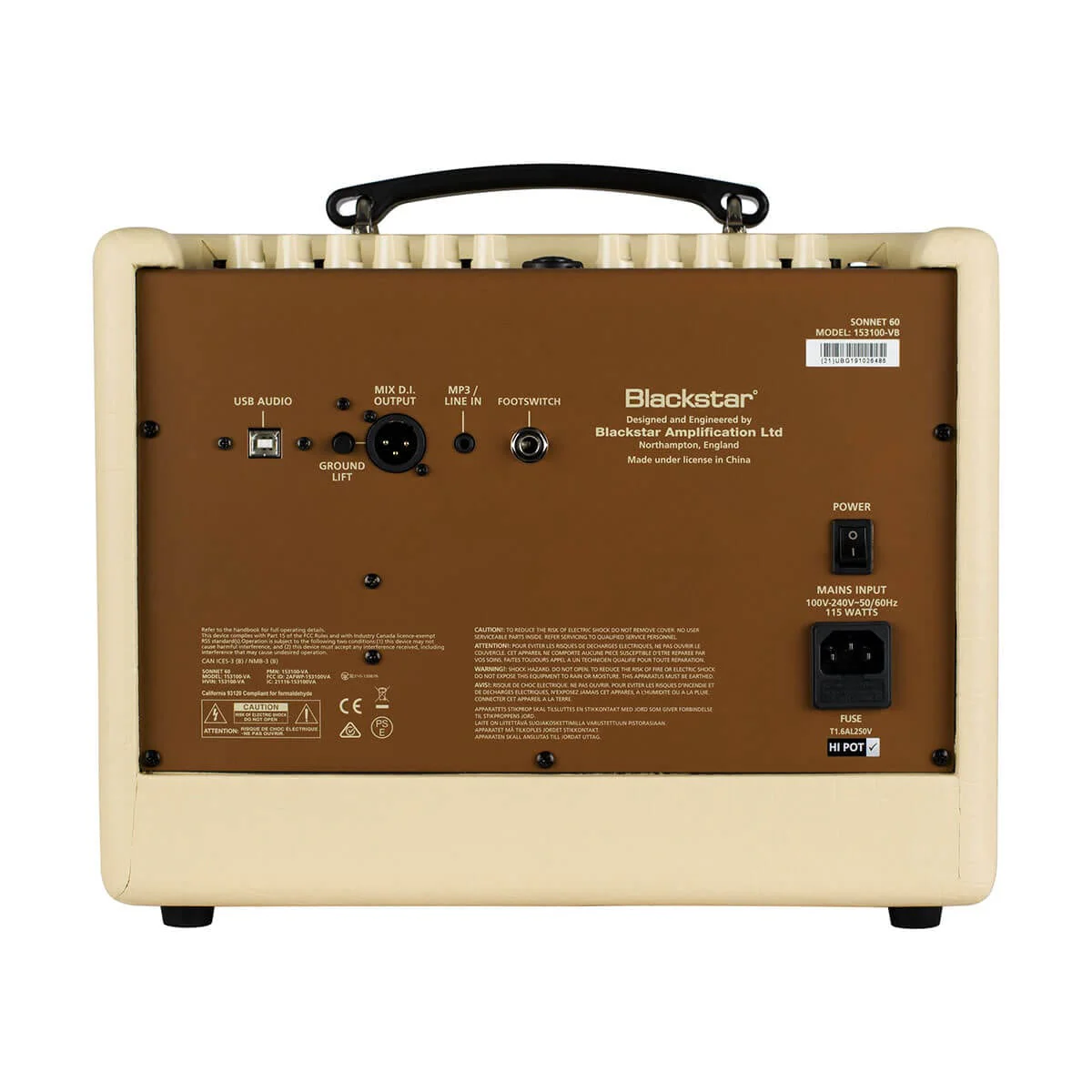 Blackstar Sonnet 60 Blonde Acoustic Guitar Amp - Image 5