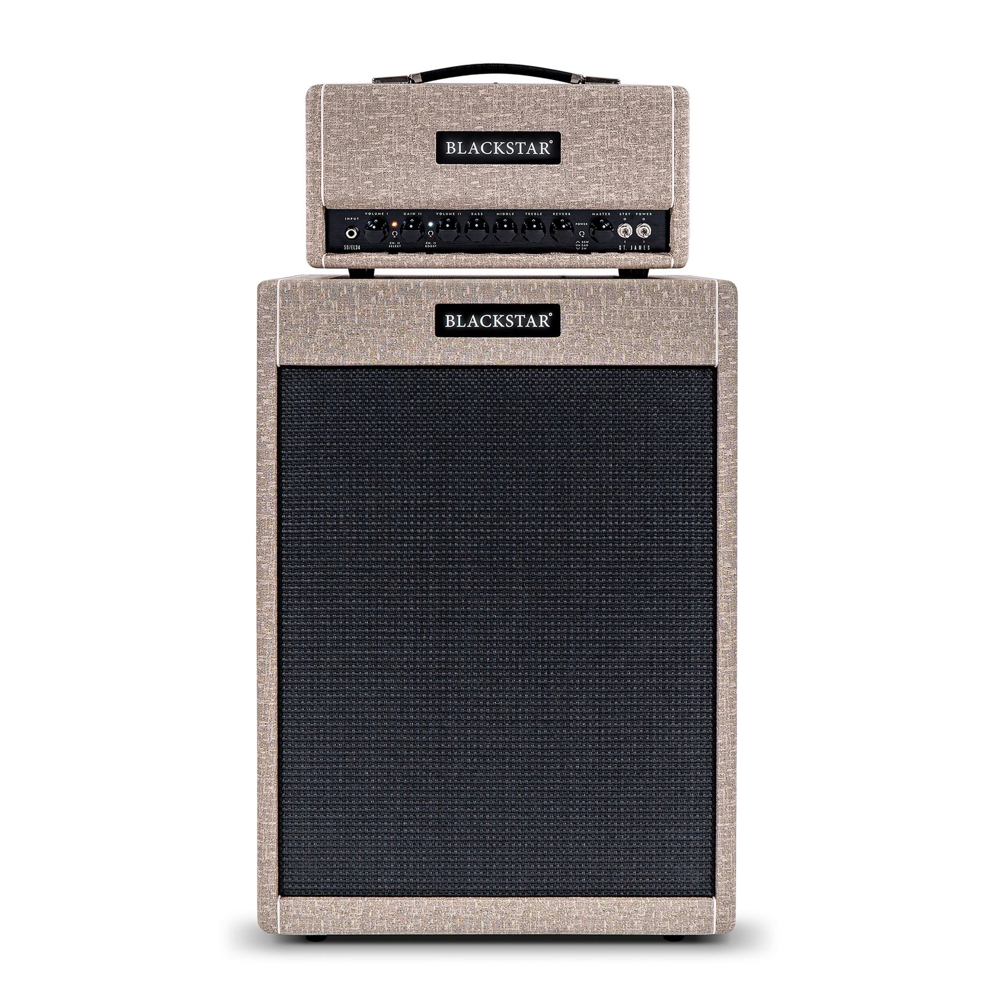 Blackstar St James EL34 50w Guitar Amp Half Stack