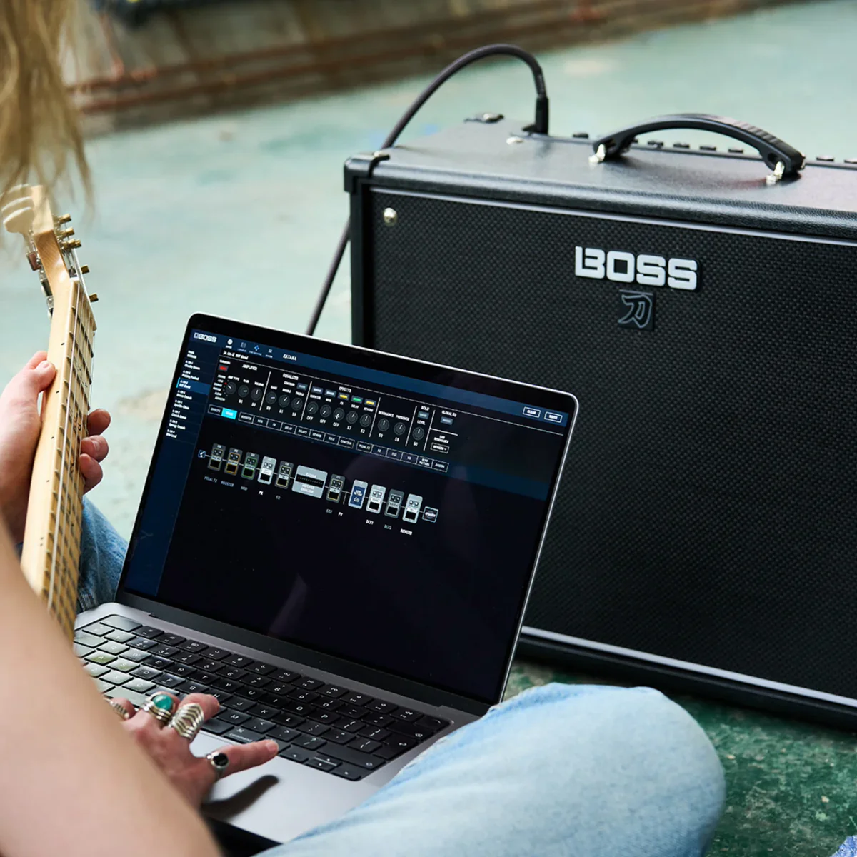Boss KATANA 100 GEN 3 Guitar Amp Essentials Bundle - Image 8