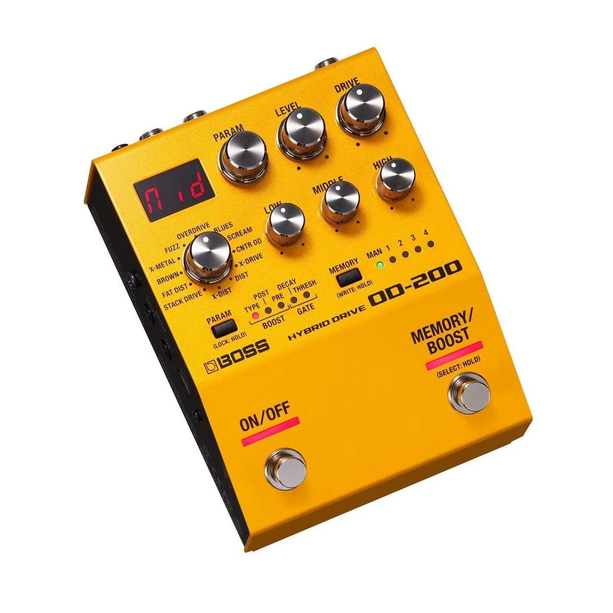 Boss OD200 Hybrid Drive Guitar Overdrive Distortion Pedal - Image 2