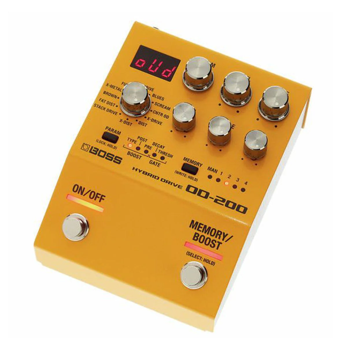 Boss OD200 Hybrid Drive Guitar Overdrive Distortion Pedal - Image 3