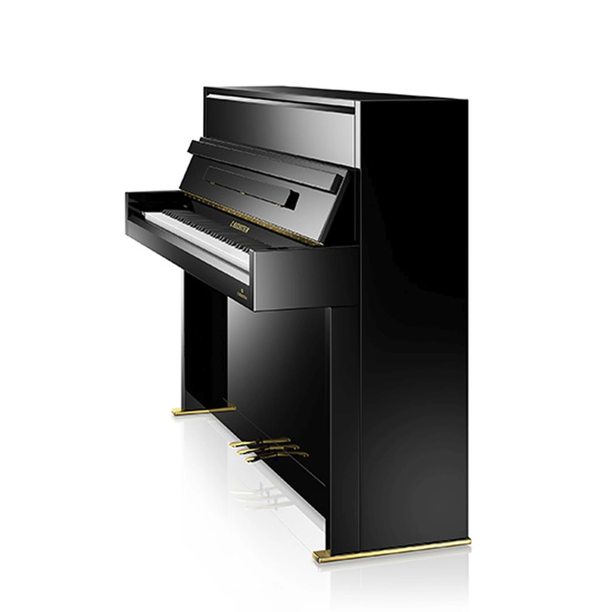 C. Bechstein Residence R2 Millennium Upright Piano in Polished Ebony - Image 2