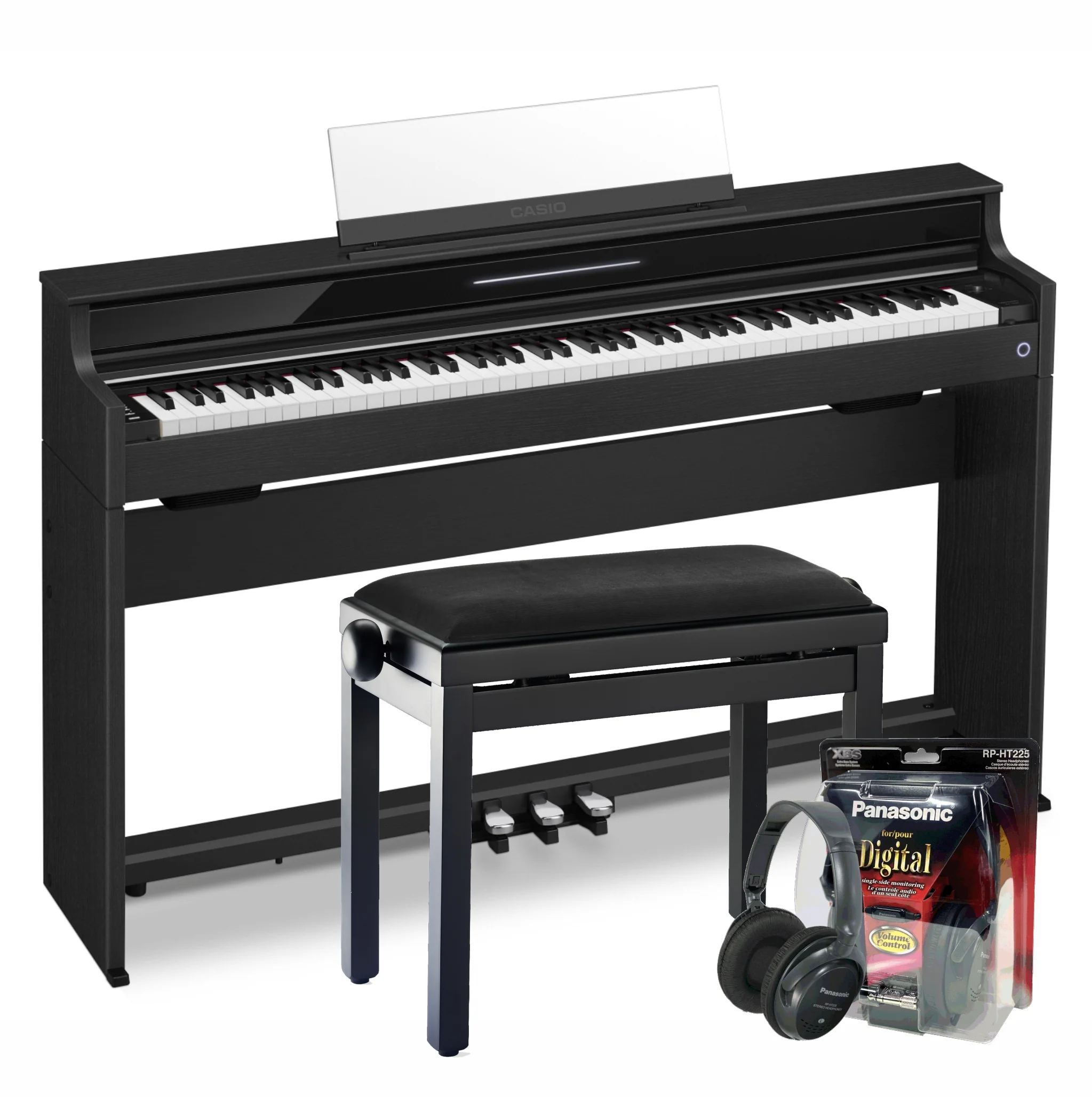Casio AP-S450 Digital Piano Value Package; Black