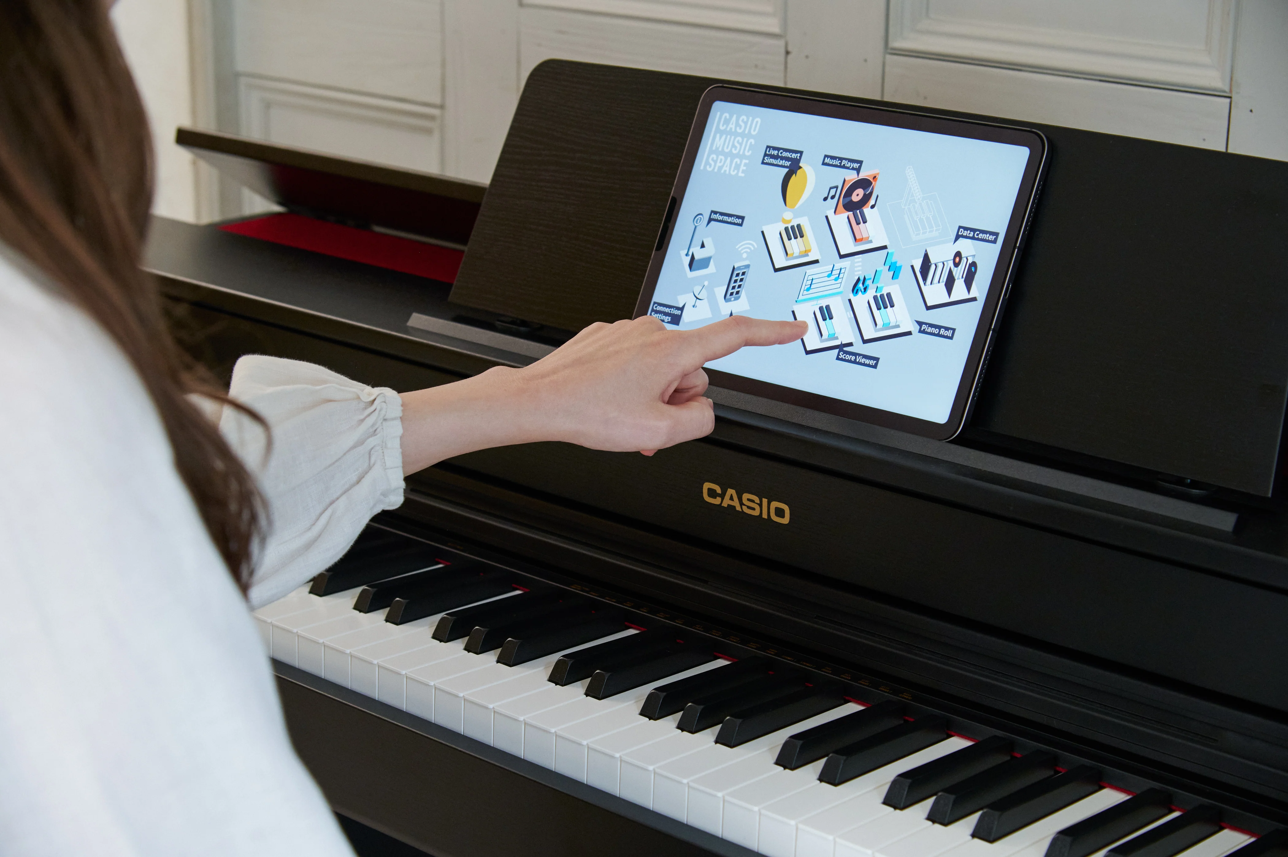 Casio AP300 Digital Piano; Black - Image 7
