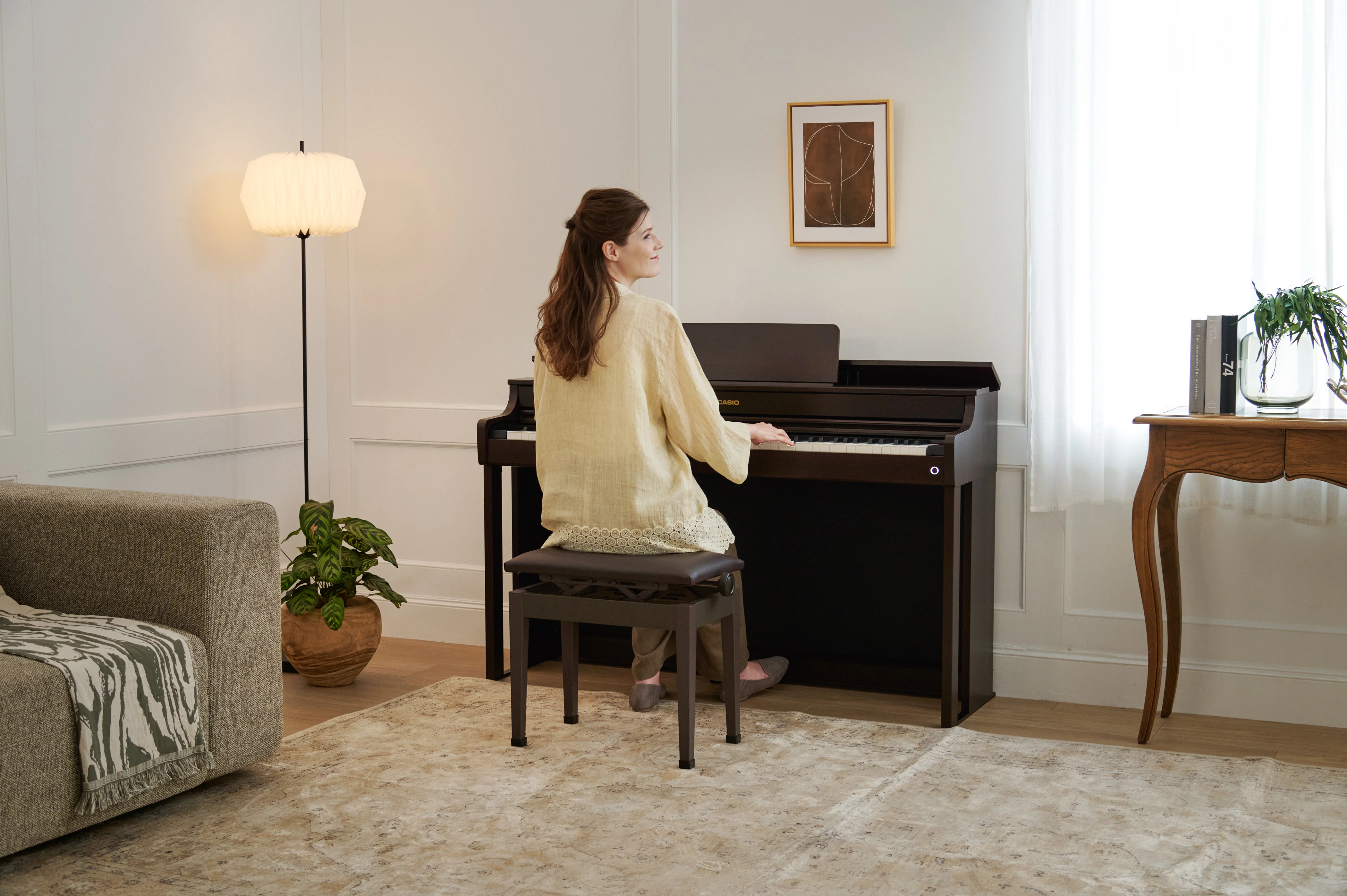 Casio AP300 Digital Piano Value Package; Brown - Image 4