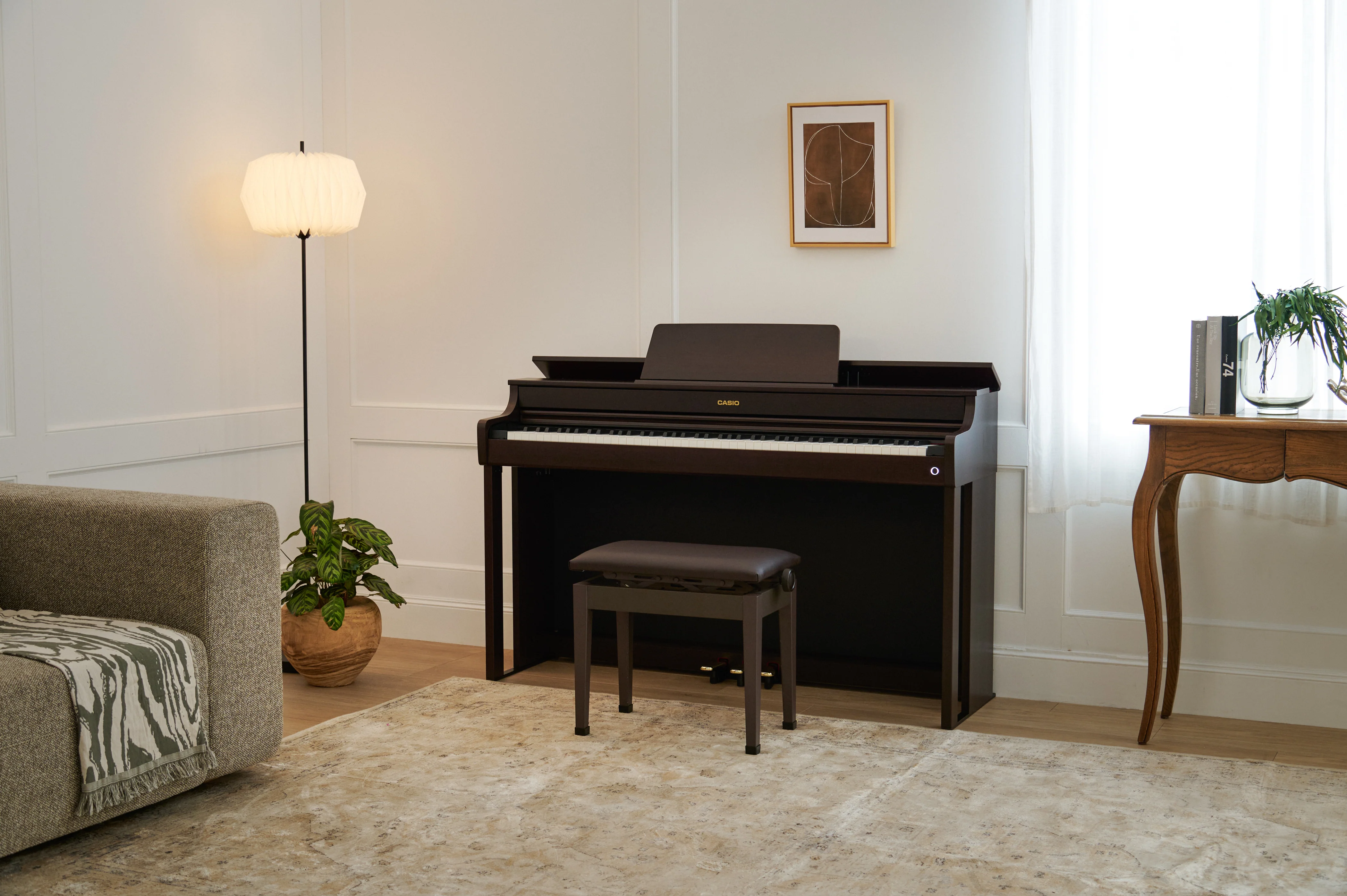 Casio AP300 Digital Piano Value Package; Brown - Image 5