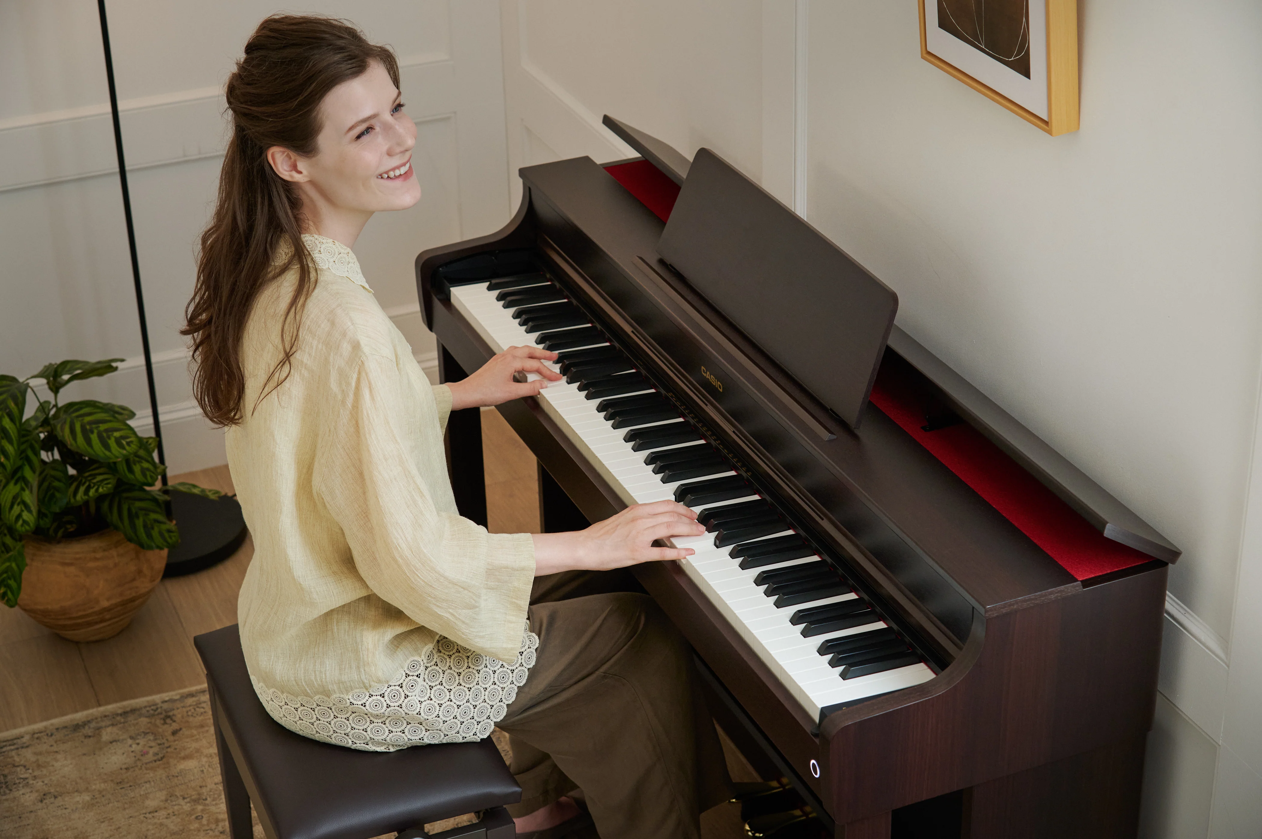 Casio AP300 Digital Piano Value Package; Brown - Image 7