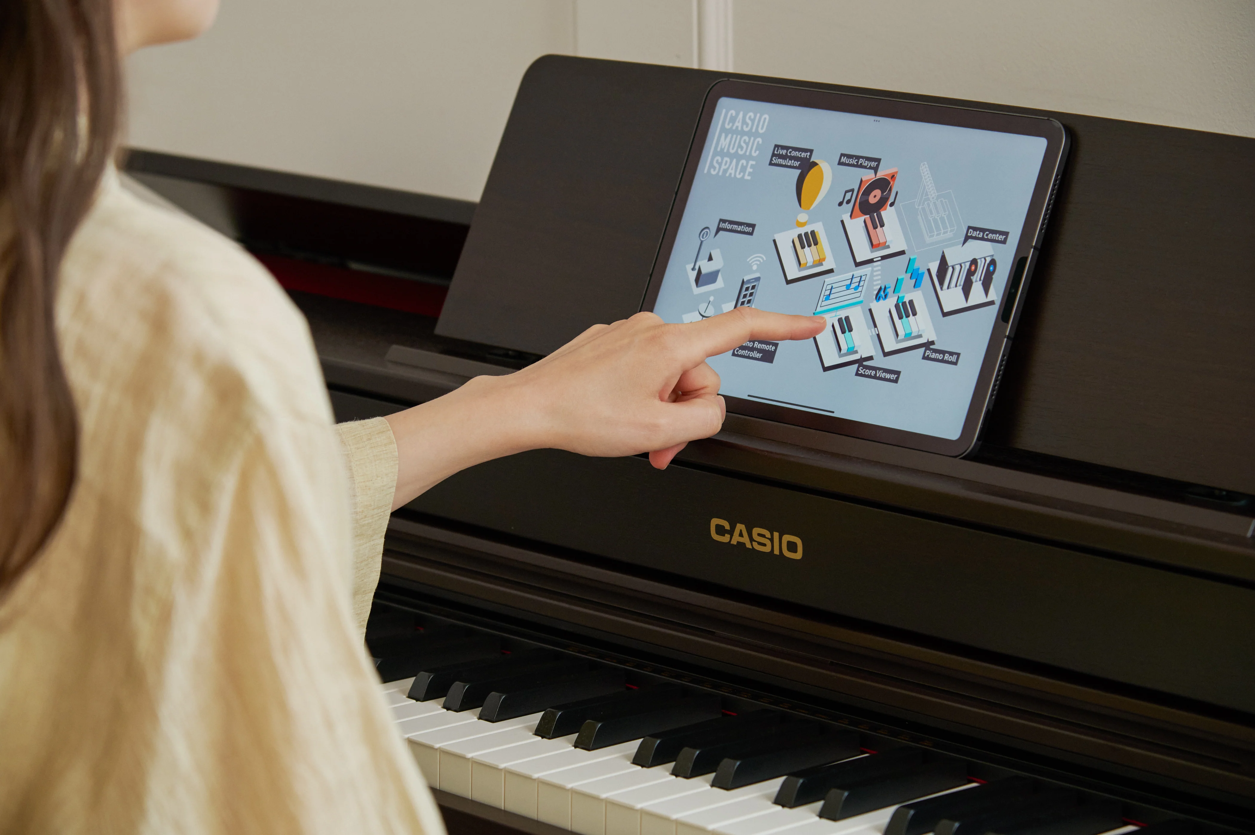 Casio AP300 Digital Piano Value Package; Brown - Image 9