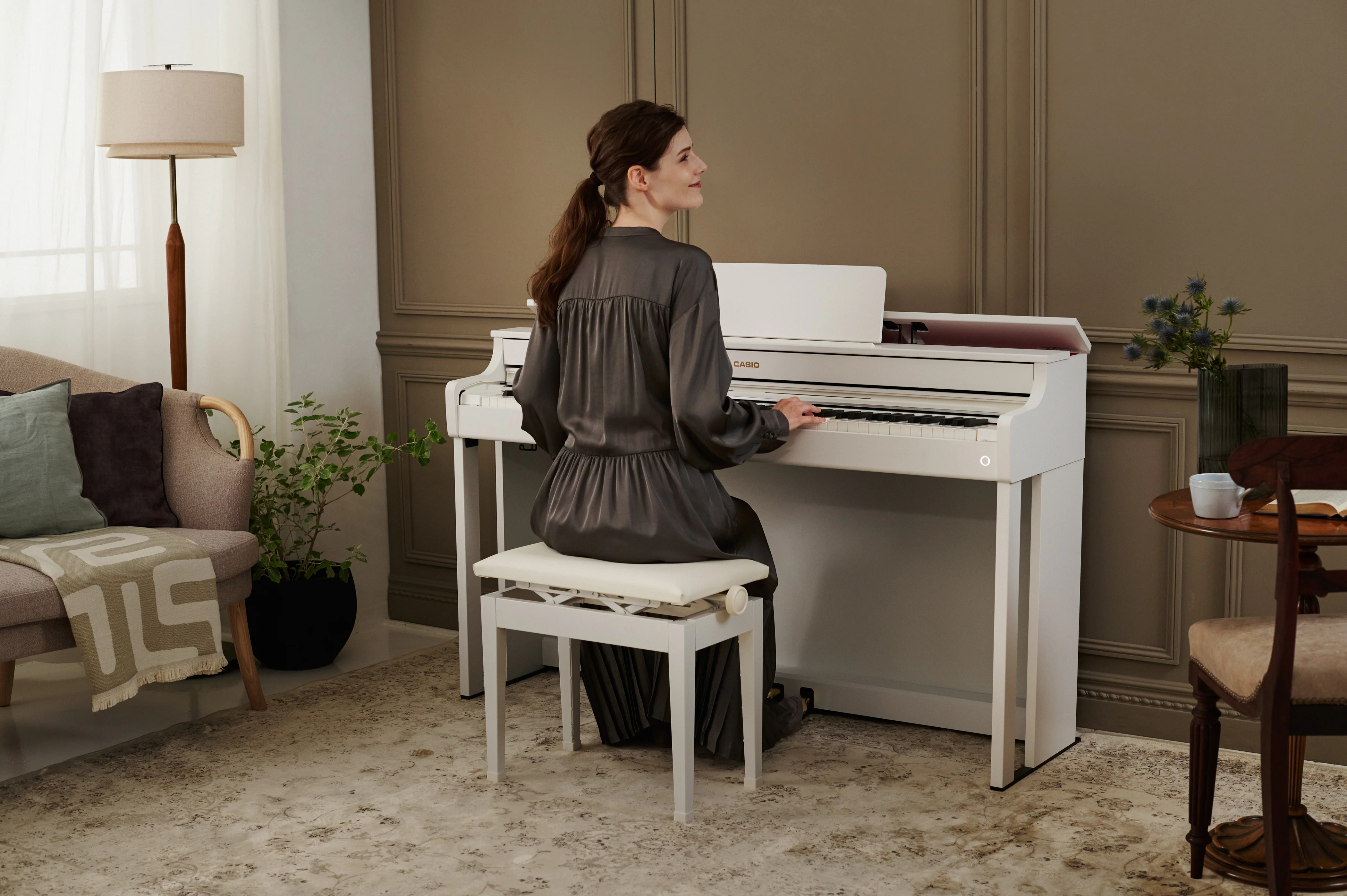 Casio AP300 Digital Piano Value Package; White - Image 4