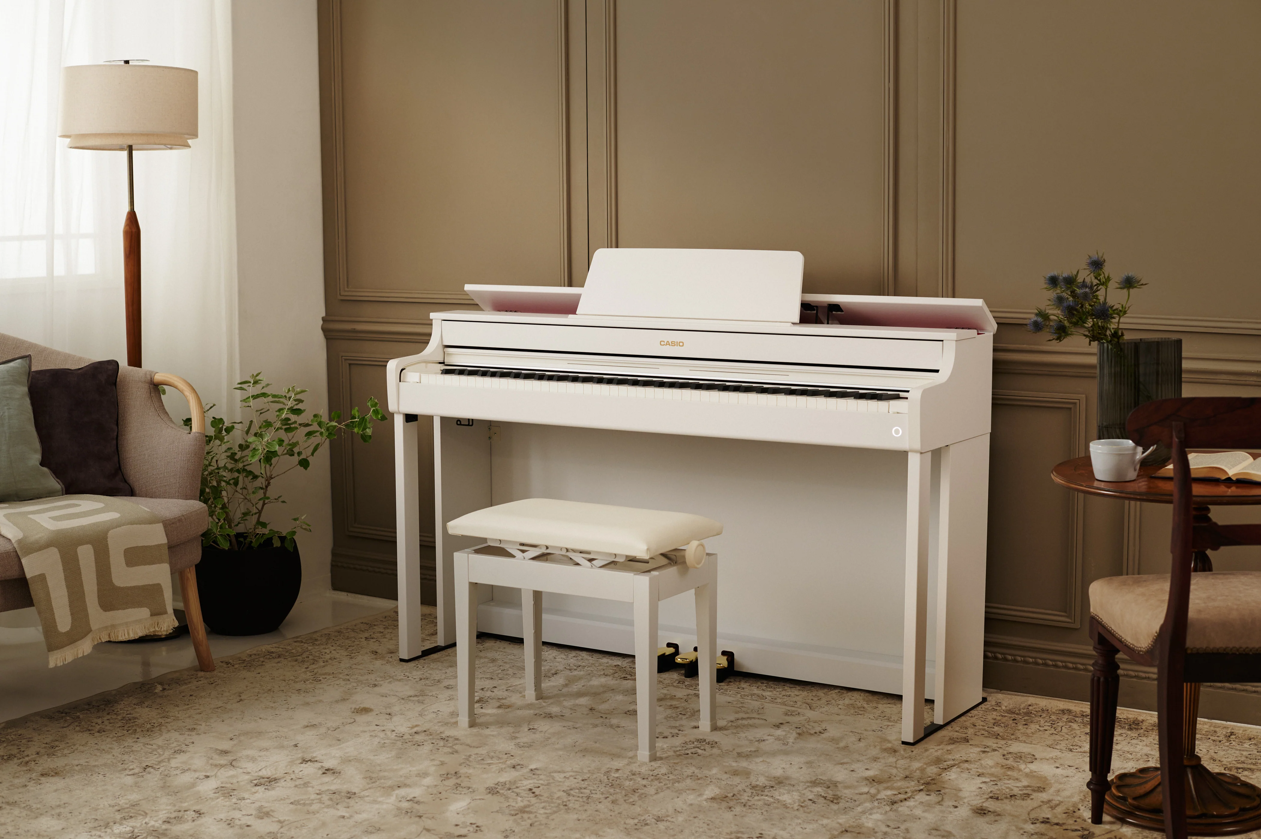 Casio AP300 Digital Piano Value Package; White - Image 5