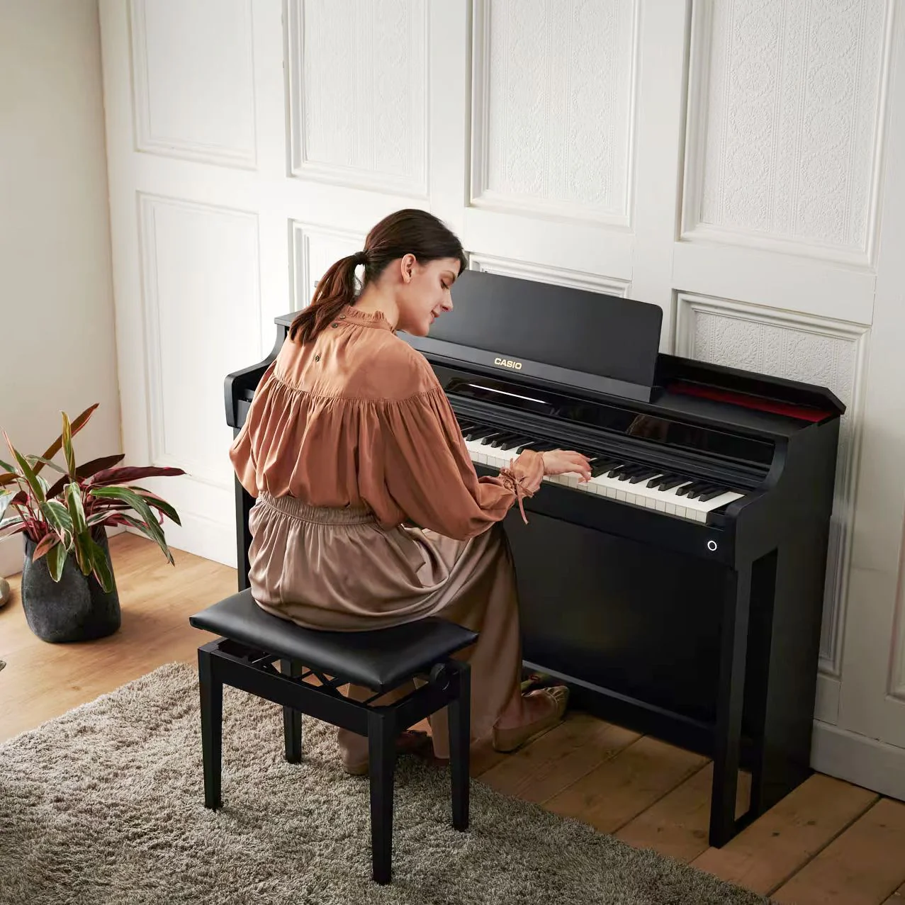 Casio AP550 Digital Piano Value Package; Brown - Image 2