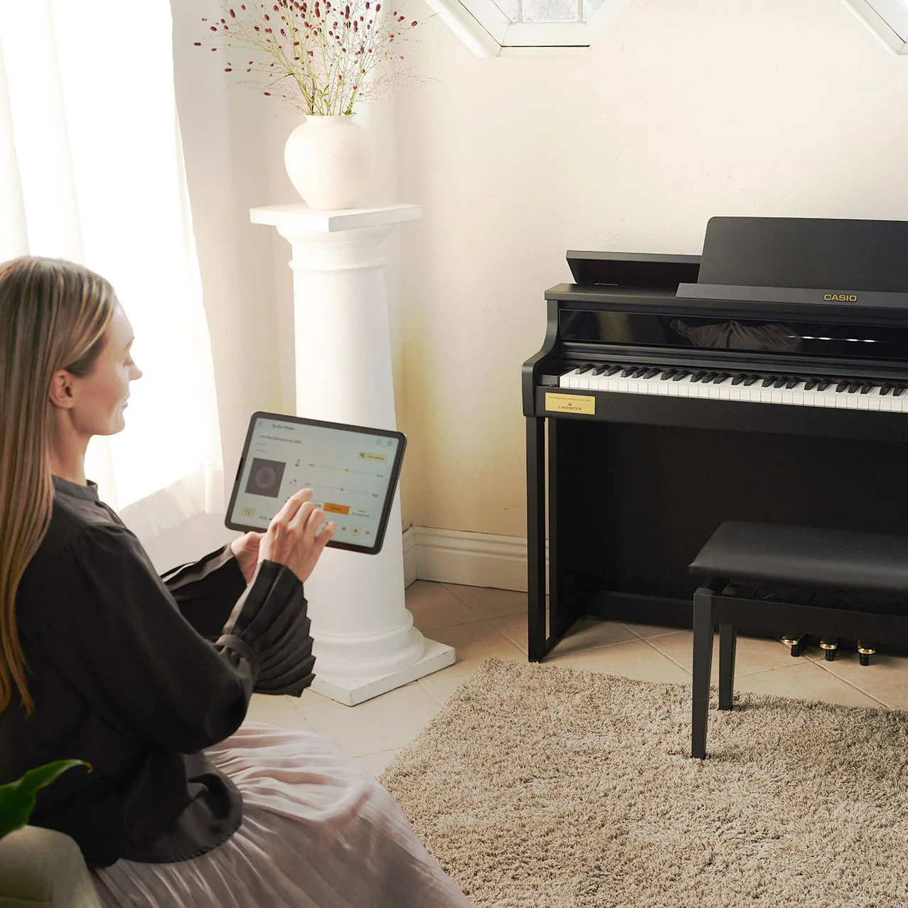 Casio AP750 Digital Piano; Black - Image 4