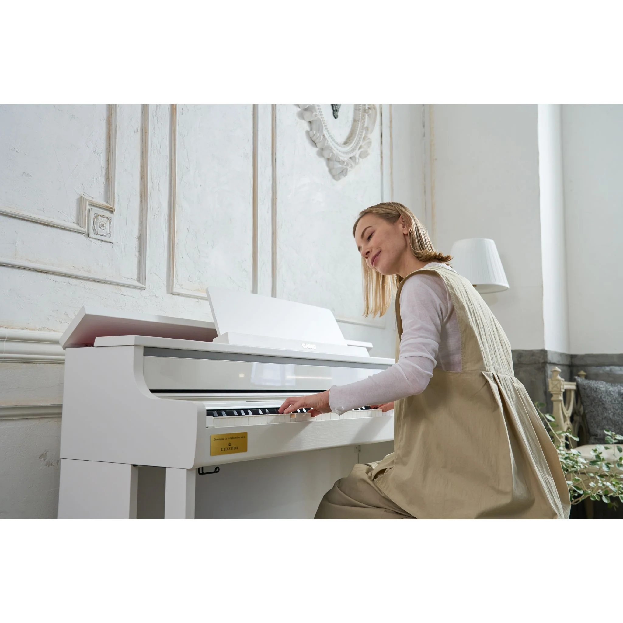 Casio AP750 Digital Piano; White - Image 2