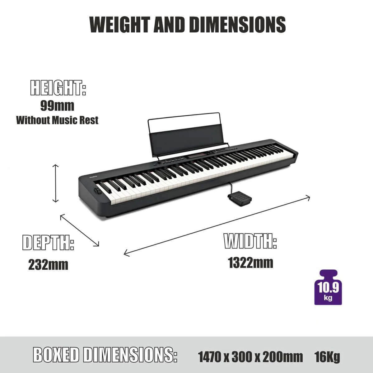 Casio CDP-S360 Digital Piano Value Package - Image 4