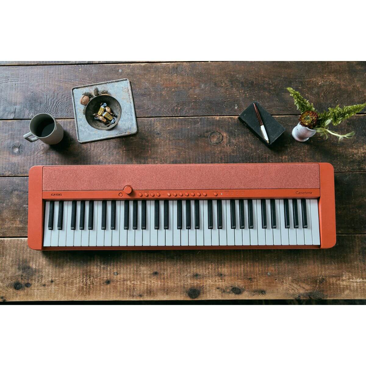 Casio CT-S1 Portable Piano Keyboard; Red - Image 11