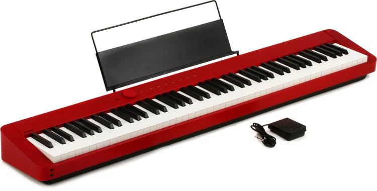 Casio PX-S1100 Digital Piano bundle with SP34 Triple Pedal; Red - Image 11