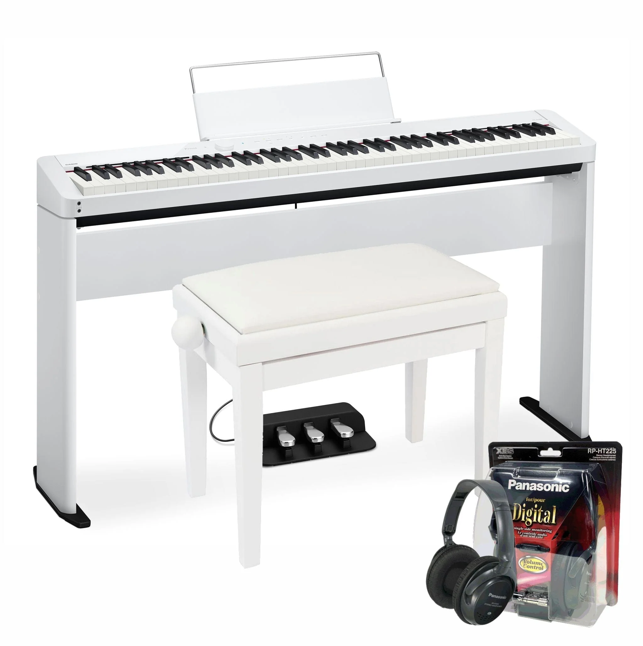 Casio PX-S1100 White Digital Piano Elite Package - Image 2