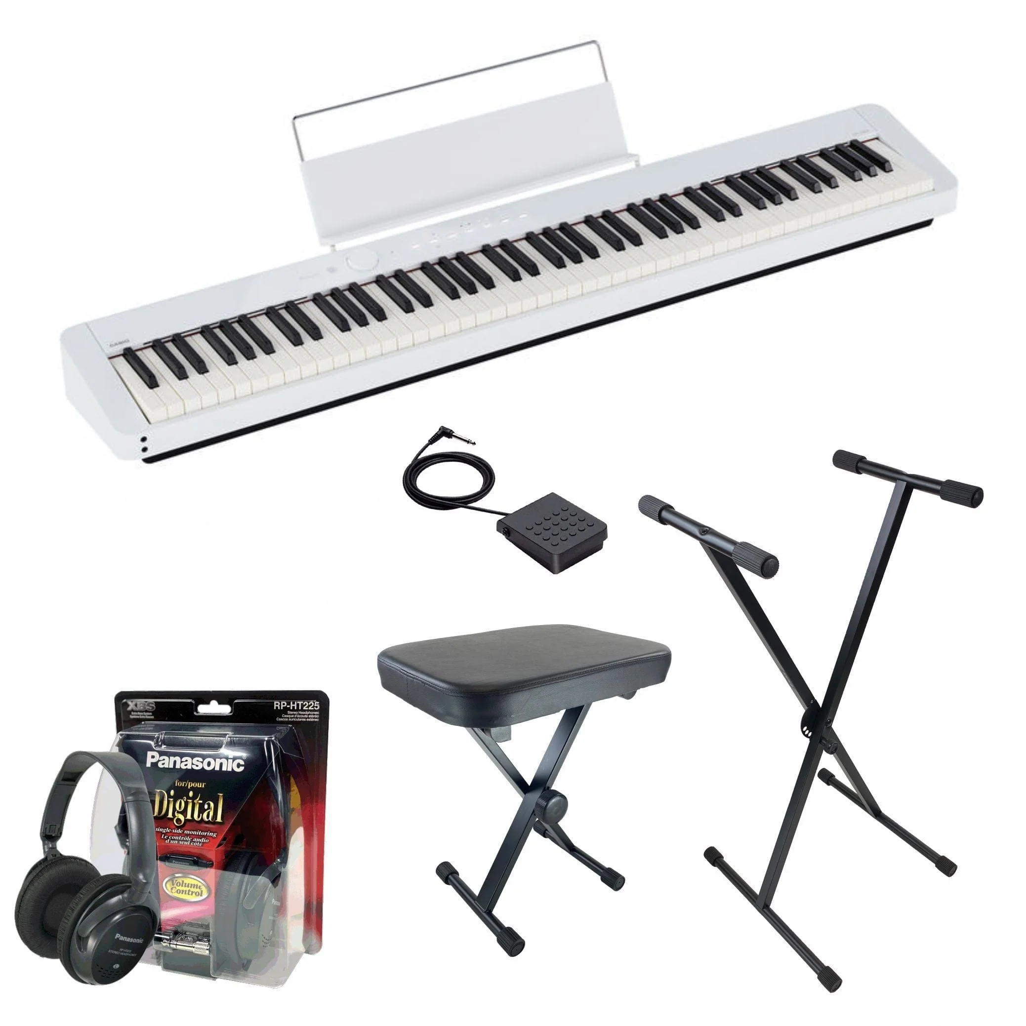 Casio PX-S1100 Digital Piano; White Value Package - Image 3