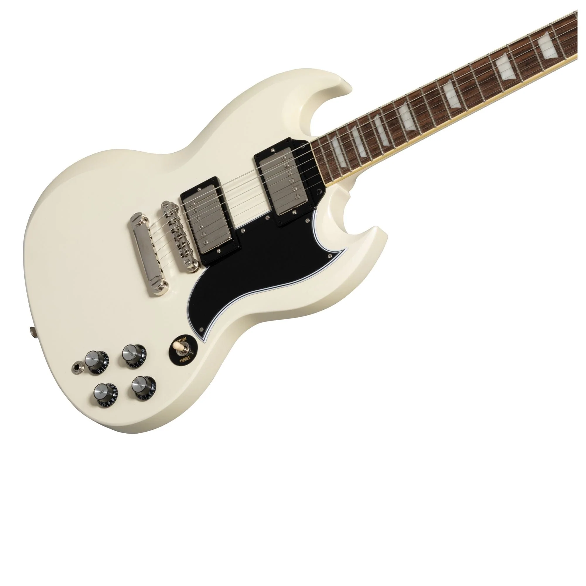 Epiphone 1961 Les Paul SG Standard (Incl. Hard Case); Aged Classic White - Image 3