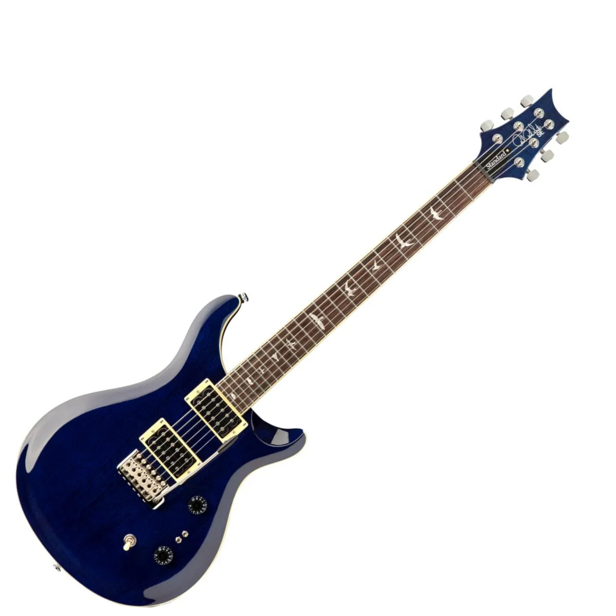 PRS SE STANDARD 24-08 Trans Blue Electric Guitar - Image 2