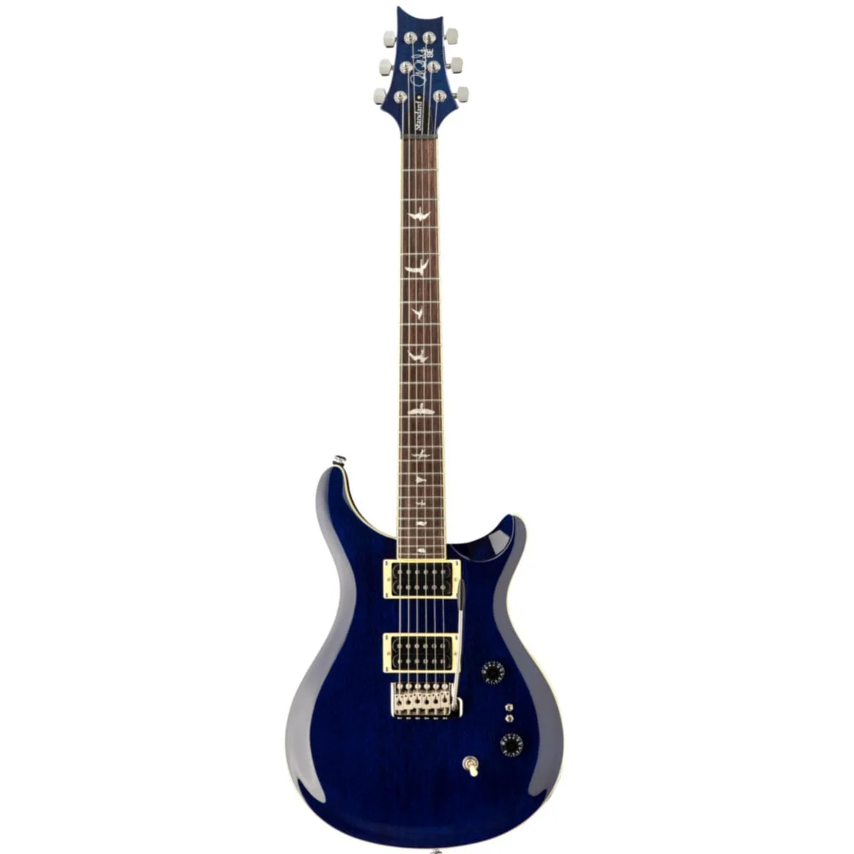 PRS SE STANDARD 24-08 Trans Blue Electric Guitar - Image 3