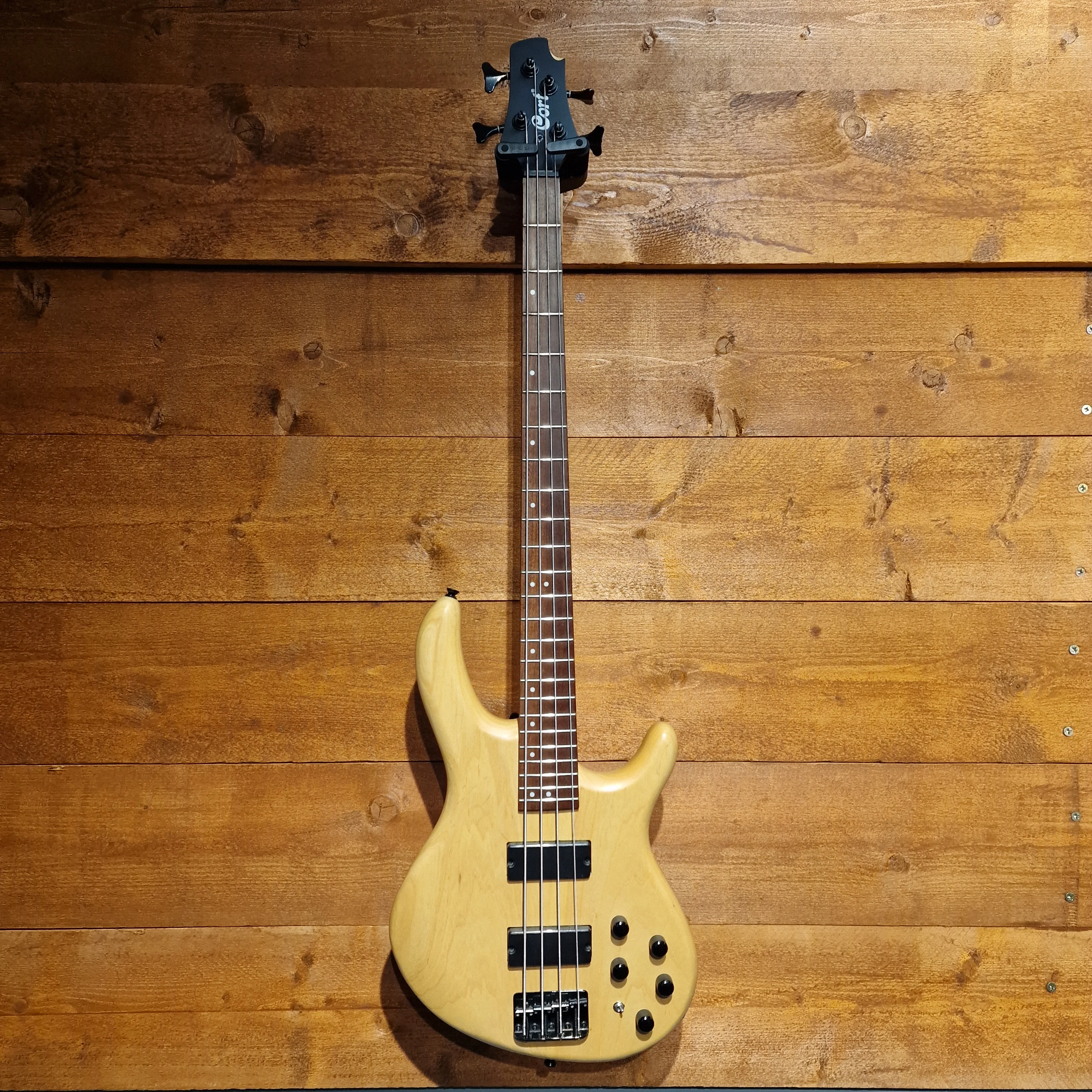 Cort Action Deluxe AS Bass Guitar; Natural Satin: Serial No: 190601468 | Second Hand - Image 2