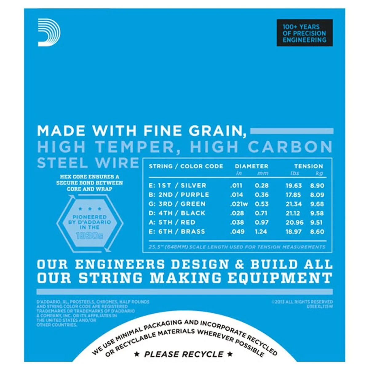 Daddario EXL115w Jazz Guitar String Set - Image 2