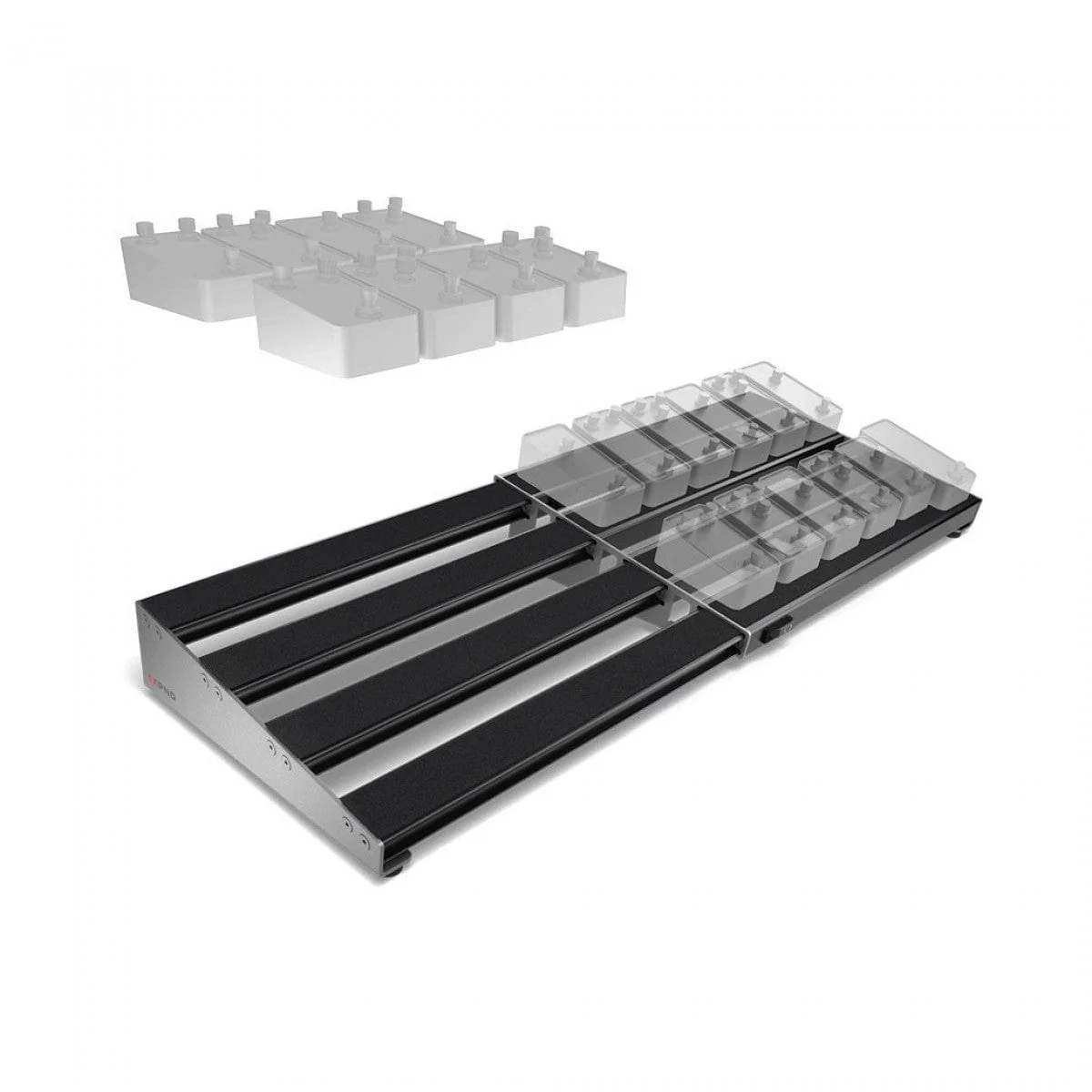 D'Addario XPND2 Telescopic Expandable 4 Rail Pedalboard - Image 4