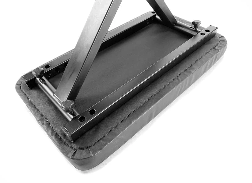 Deluxe Welded Double Braced Keyboard X Stand & Bench Bundle - Image 4