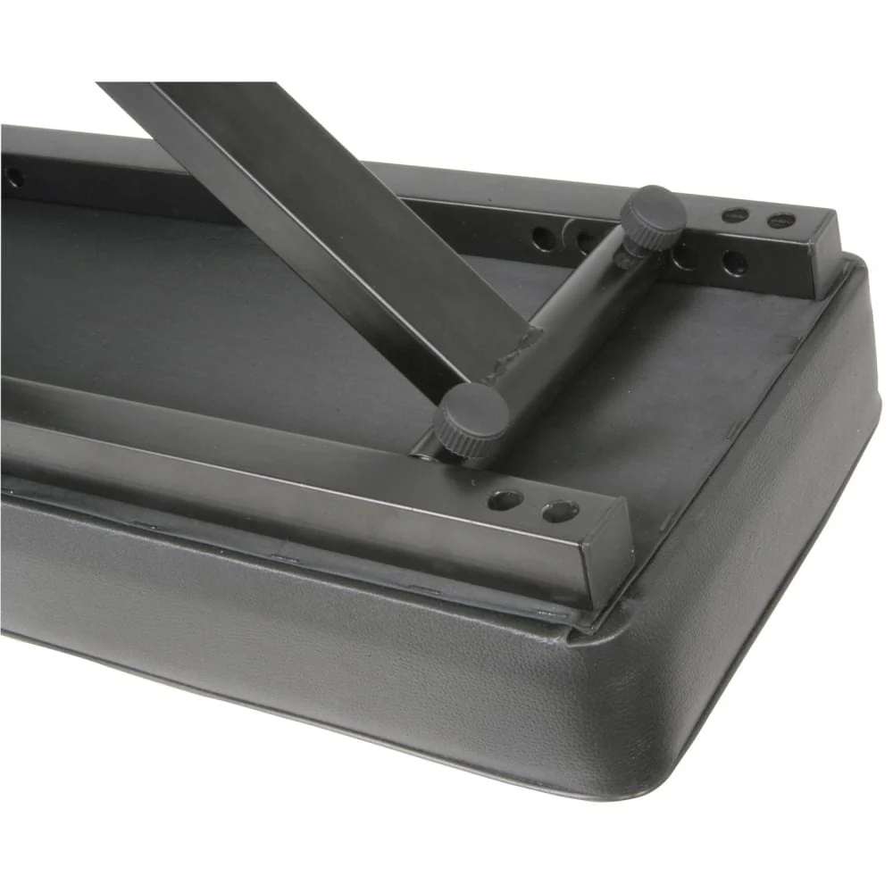 Deluxe Welded Double Braced Keyboard X Stand & Bench Bundle - Image 6