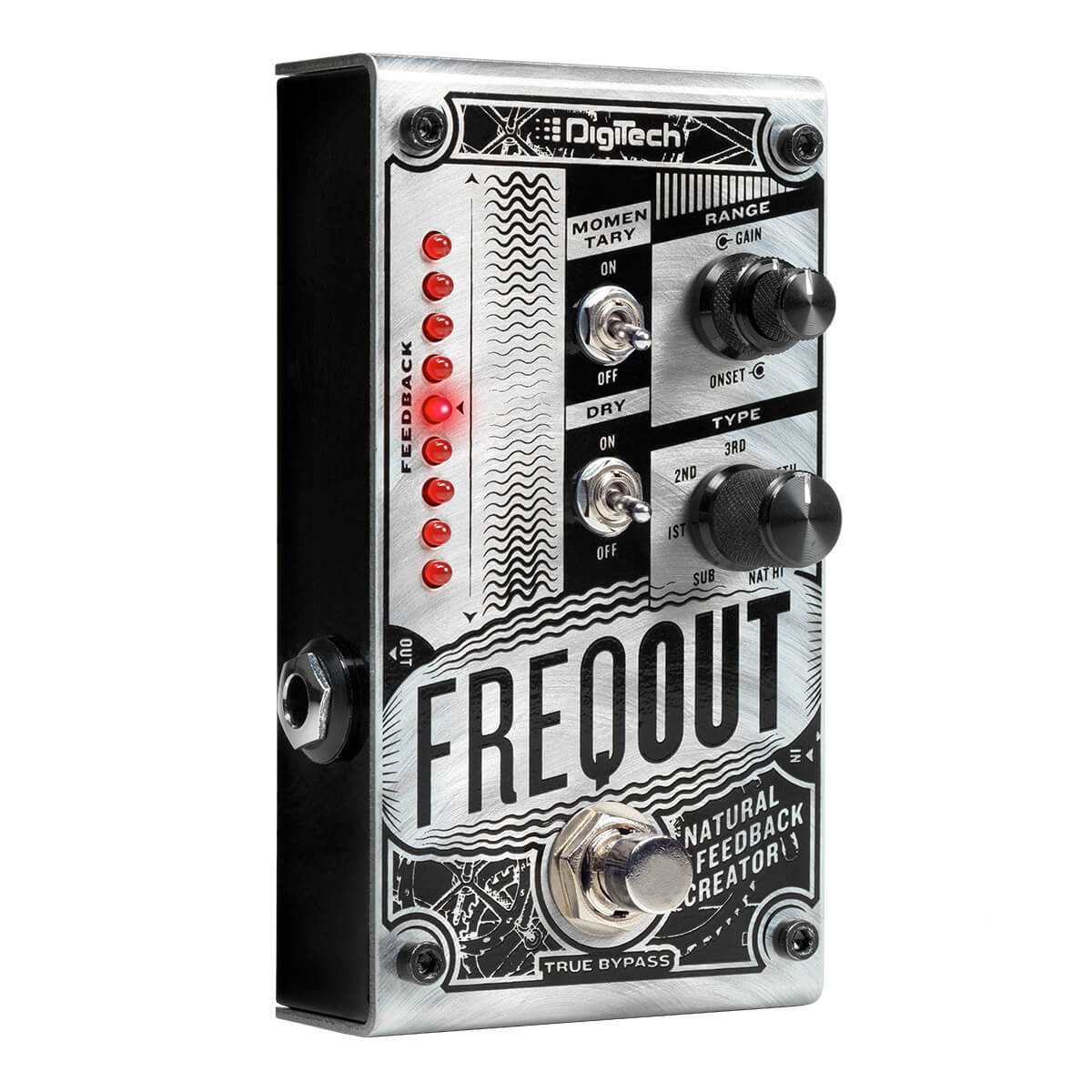 Digitech Freqout Feedback Creator Effects Pedal | With FREE Pedal Topper - Image 2
