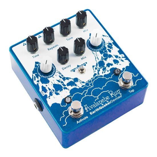Earthquaker Devices Avalanche Run V2 Stereo Reverb Delay Effects Pedal - Image 3