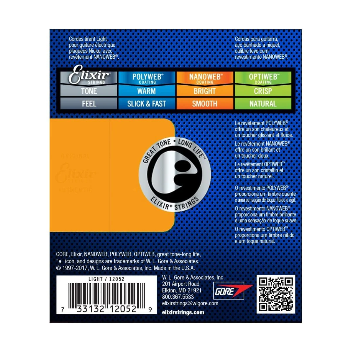 Elixir Nanoweb 10-46 Electric Guitar Strings - Image 3