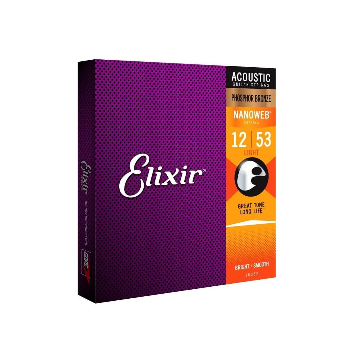 Elixir NanoWeb Phosphor Bronze Light 12-53 Acoustic String Set - Image 2