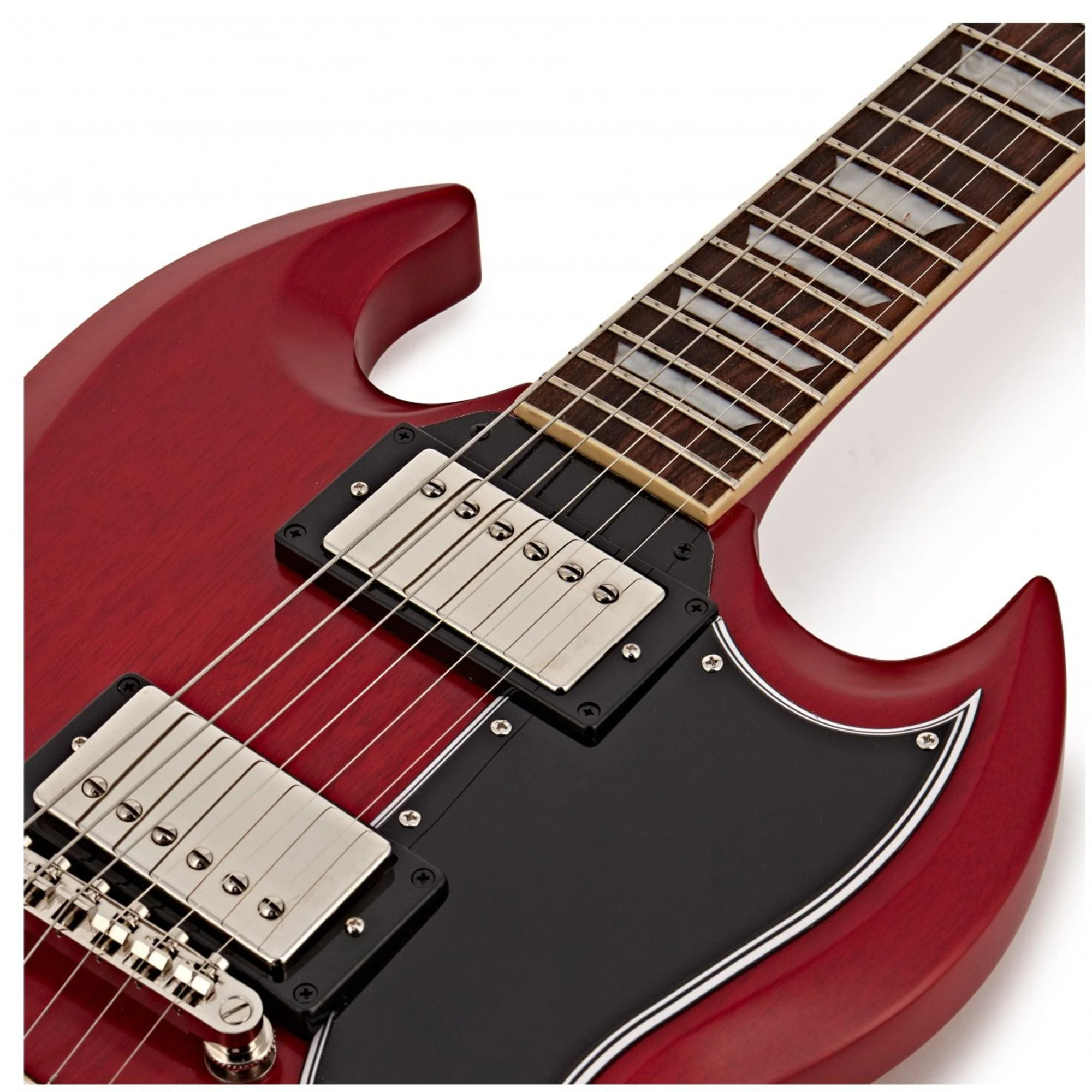Epiphone 1961 Les Paul SG Standard (Incl. Hard Case); Aged 60s Cherry - Image 6