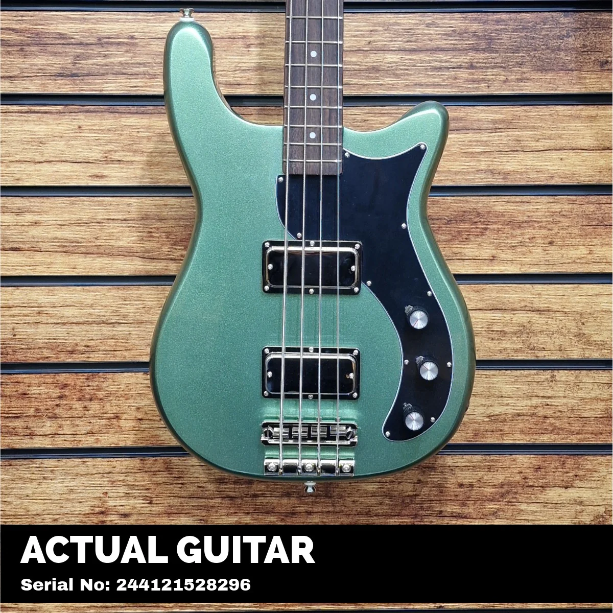 Epiphone Embassy Bass; Wanderlust Green Metallic - Image 2