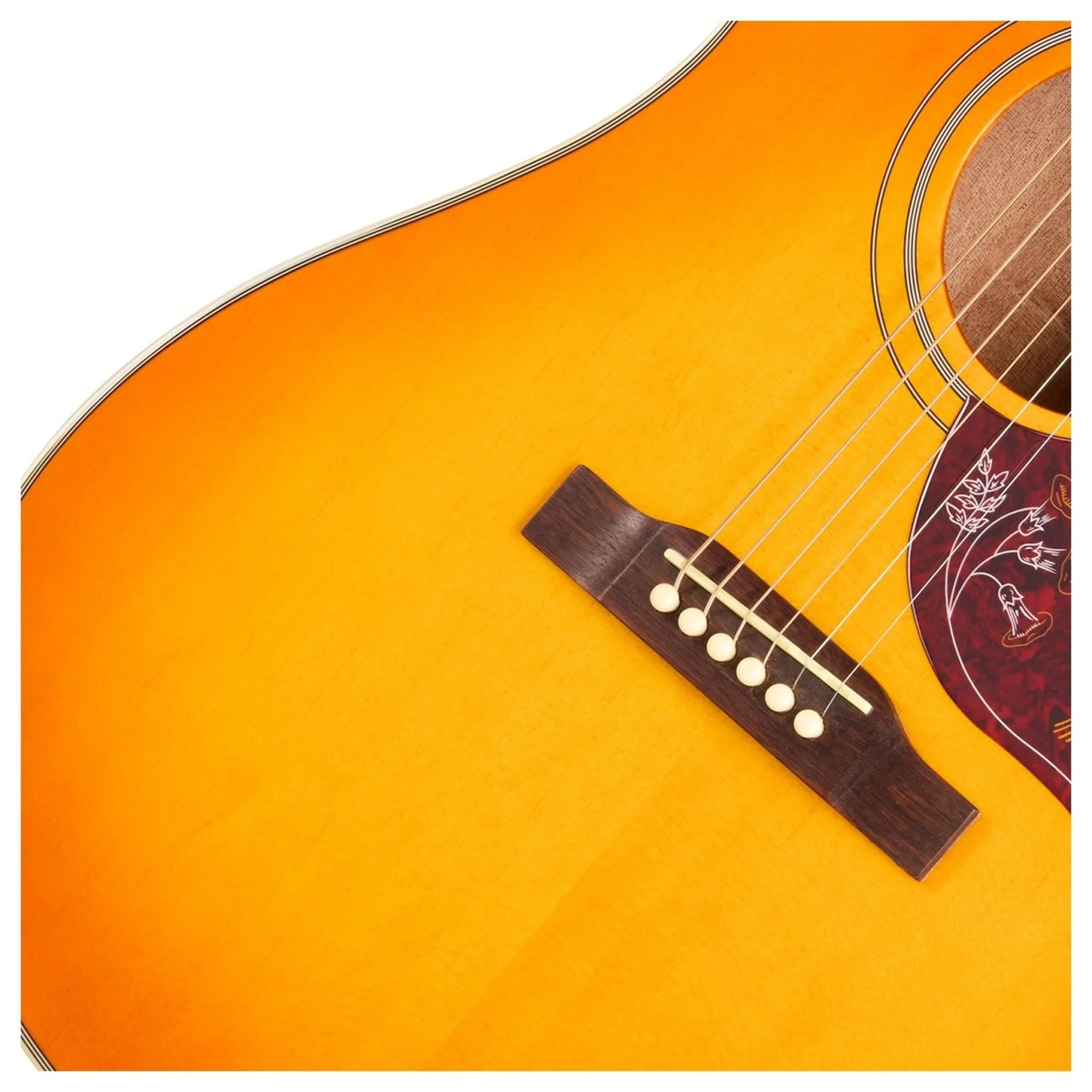 Epiphone Hummingbird Studio EC Electro Acoustic Guitar; Heritage Cherry Sunburst - Image 4