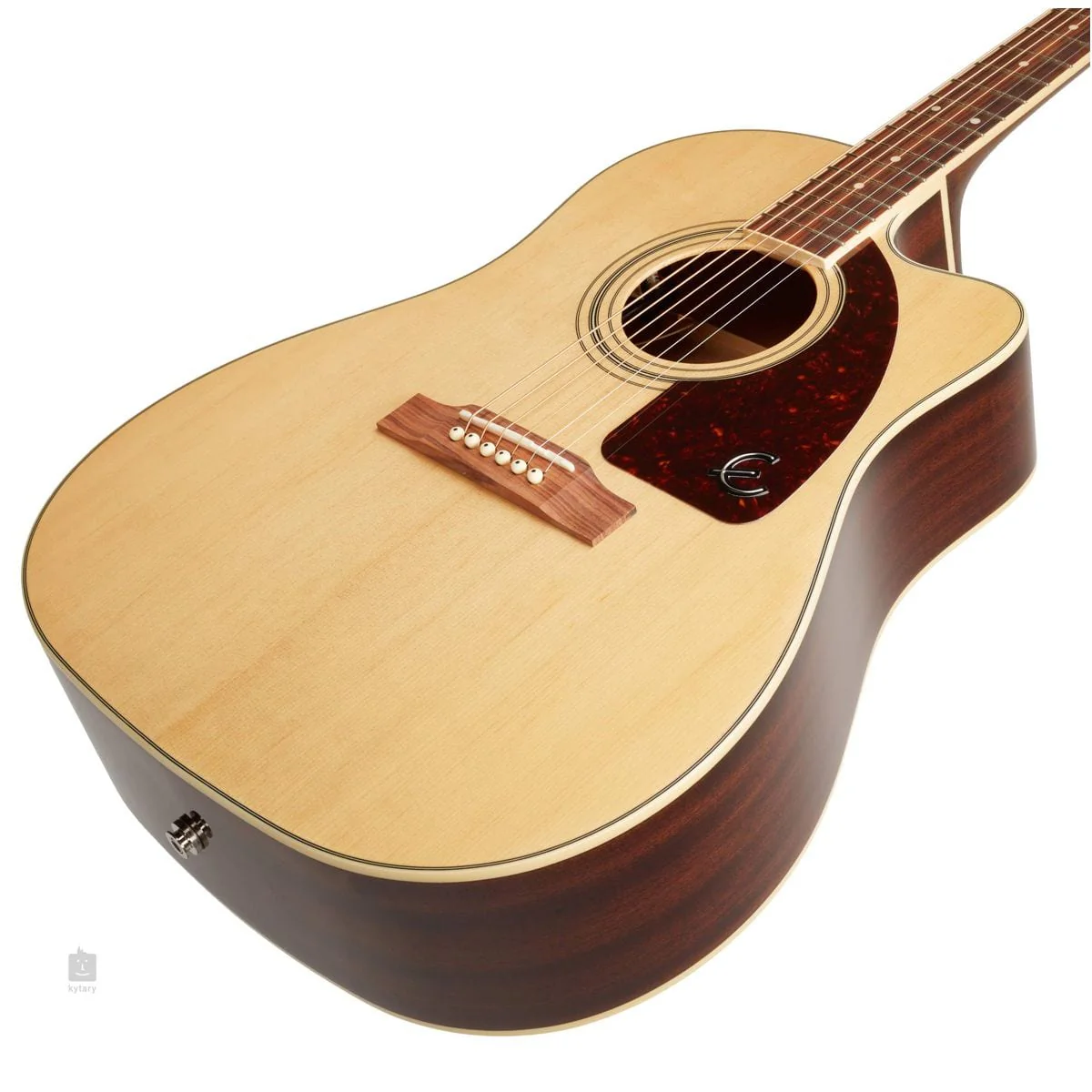 Epiphone J-45 EC Studio (Solid Top; Fishman Presys-II); Natural - Image 3