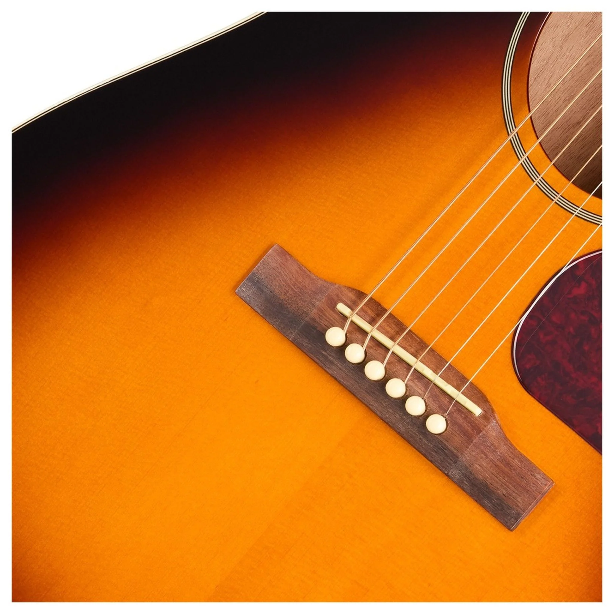 Epiphone J-45 Studio EC Electro Acoustic Guitar; Vintage Sunburst - Image 4