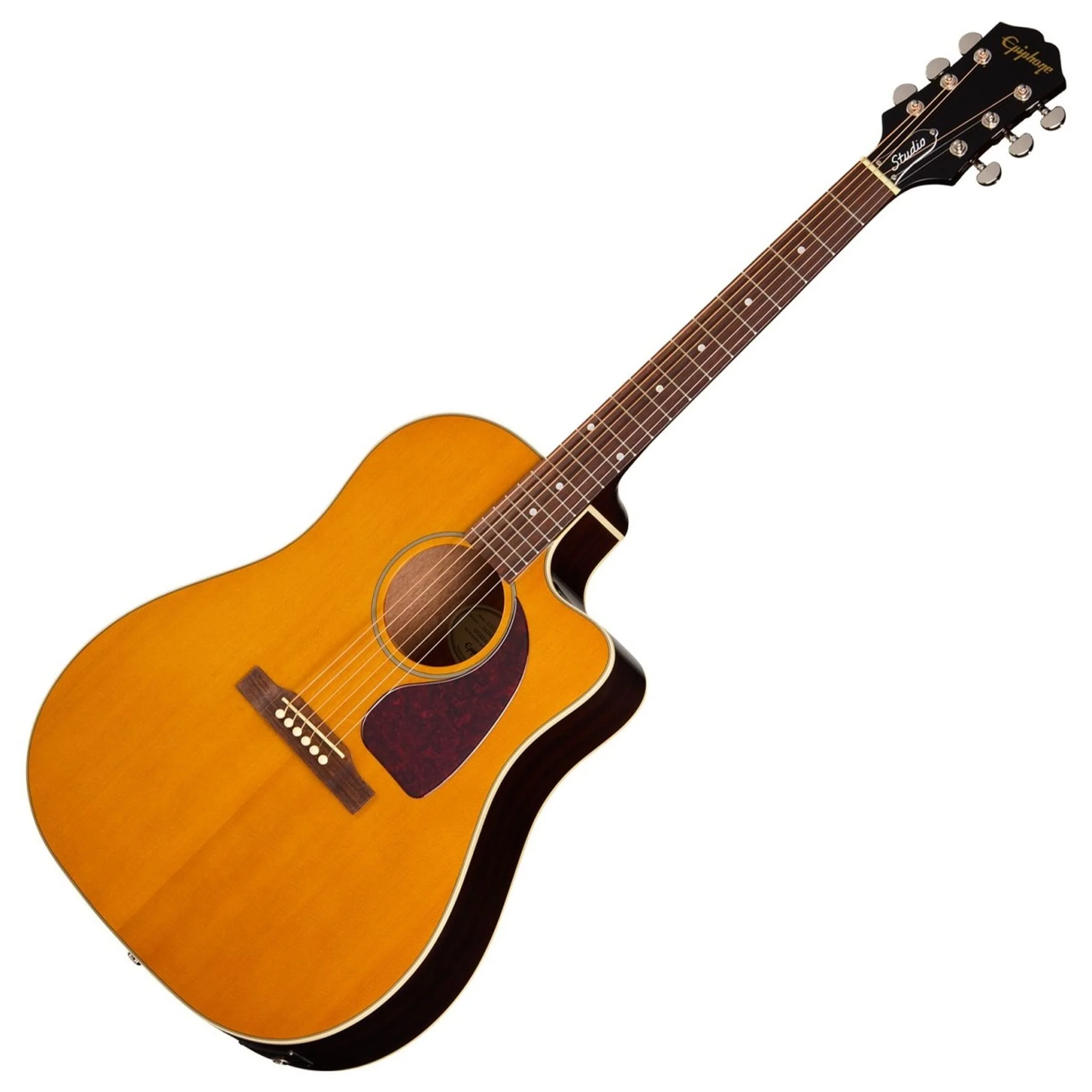 Epiphone J-45 Studio EC Electro Acoustic Guitar; Natural - Image 2