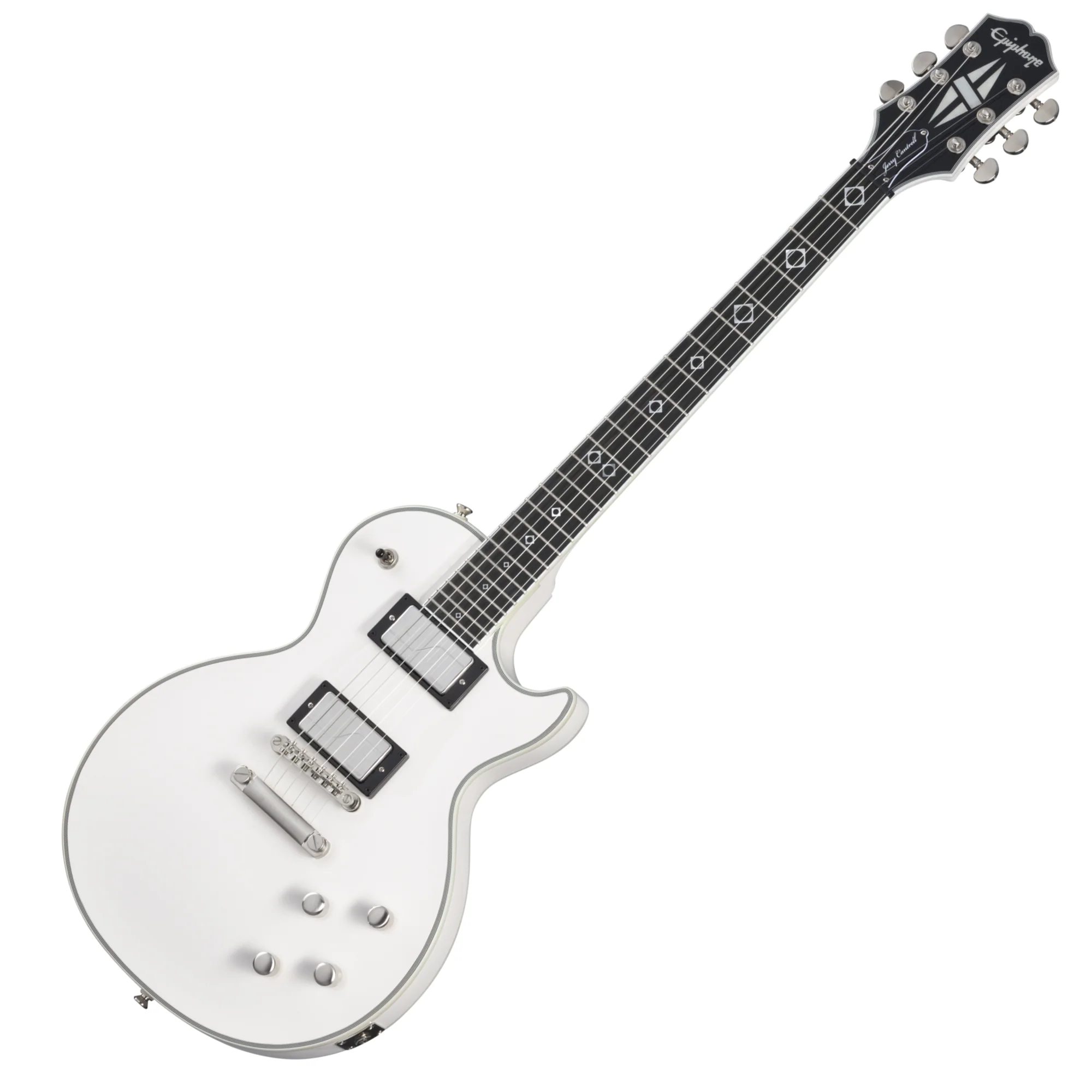 Epiphone Jerry Cantrell Les Paul Custom Prophecy; Bone White - Image 2