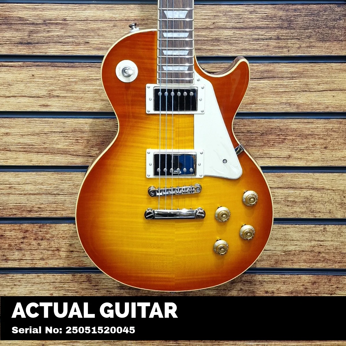 Epiphone Les Paul Standard 50s Figured (Incl. Premium Gig Bag) | Washed Cherry Sunburst - Image 2