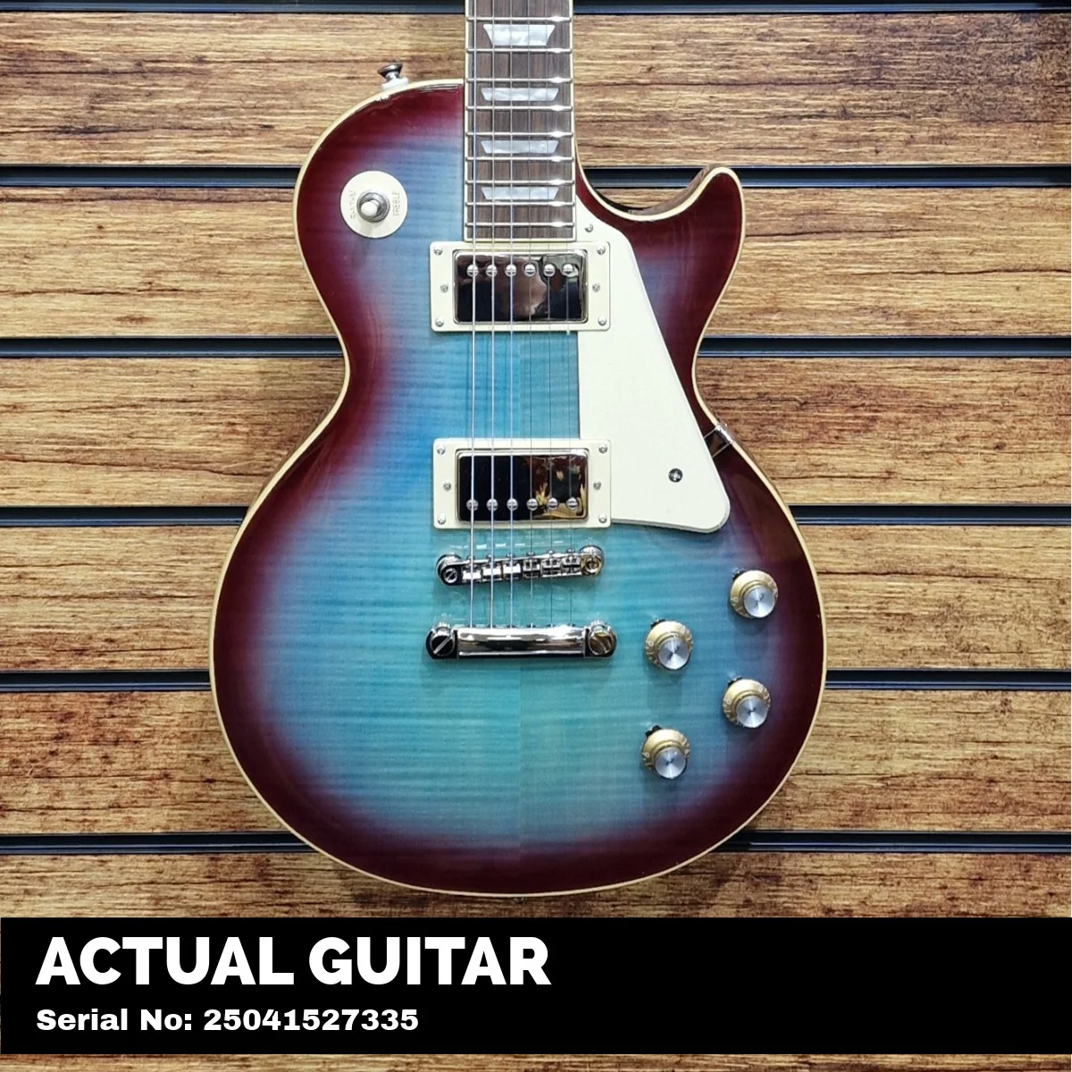 Epiphone Les Paul Standard 60s Figured (Incl. Premium Gig Bag) | Blueberry Burst - Image 3