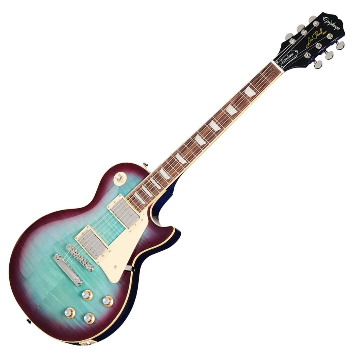 Epiphone Les Paul Standard 60s Figured (Incl. Premium Gig Bag) | Blueberry Burst - Image 6
