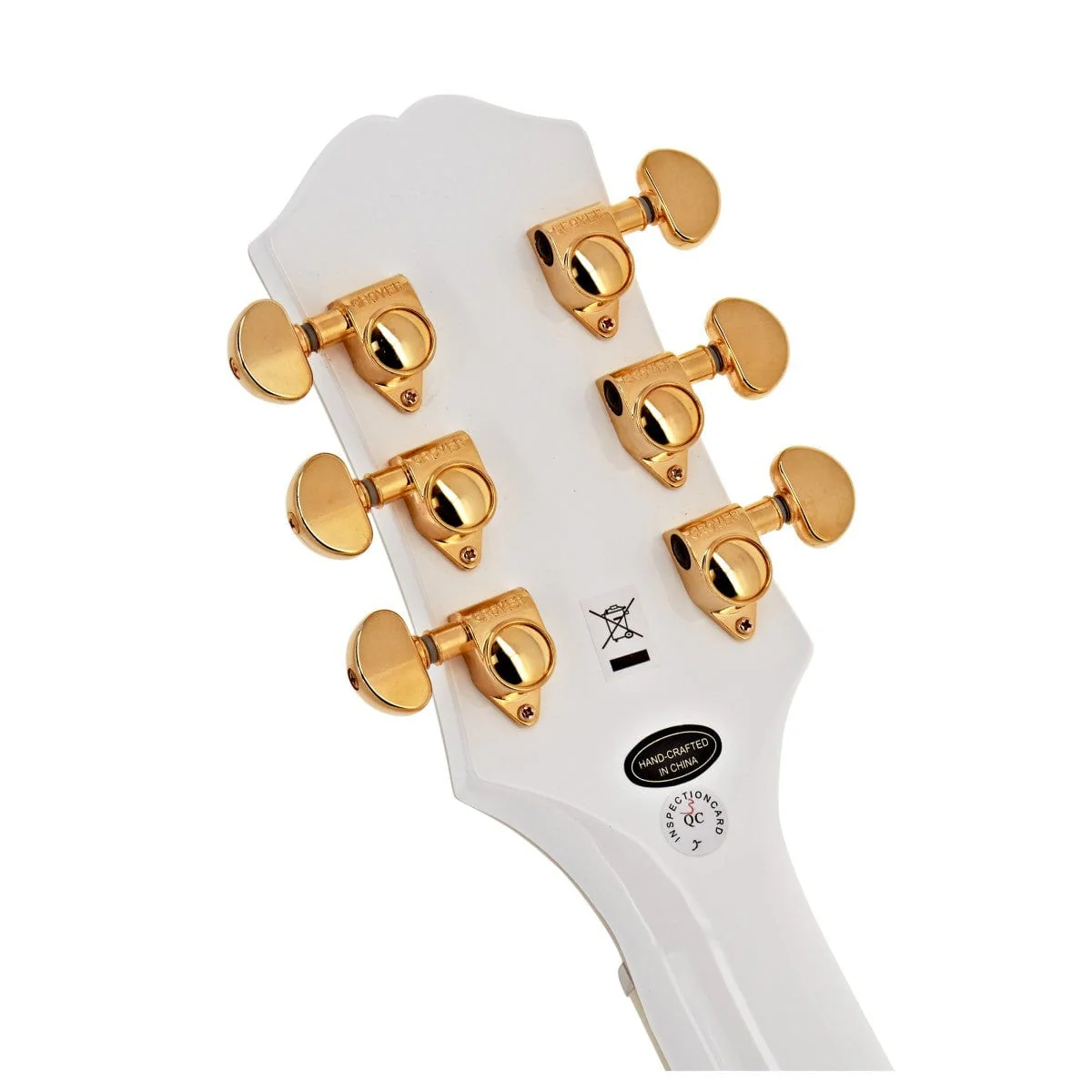 Epiphone Les Paul Custom; Alpine White - Image 10