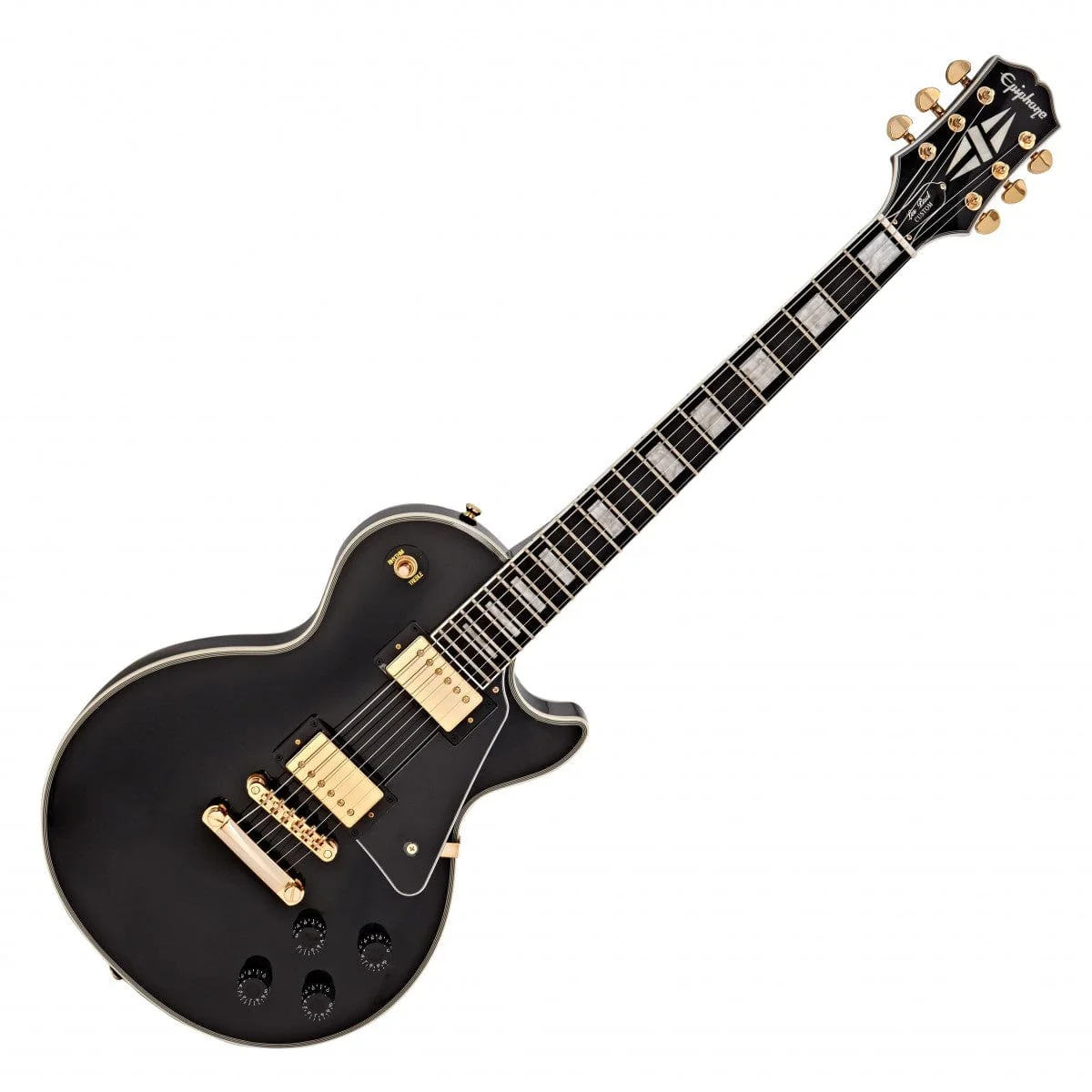 Epiphone Les Paul Custom; Ebony - Image 2