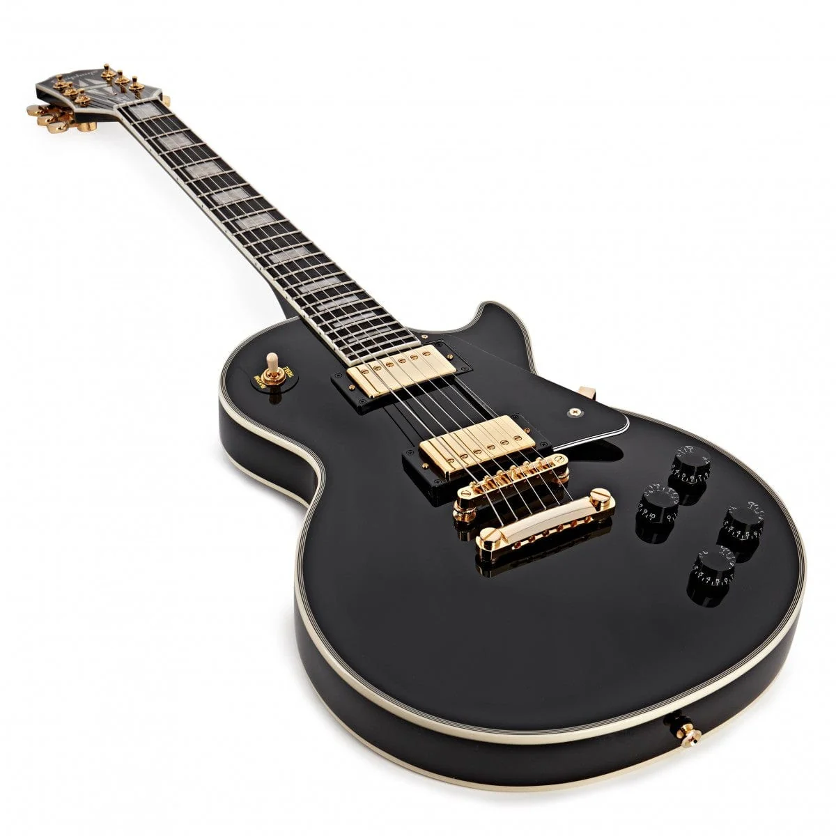 Epiphone Les Paul Custom; Ebony - Image 3