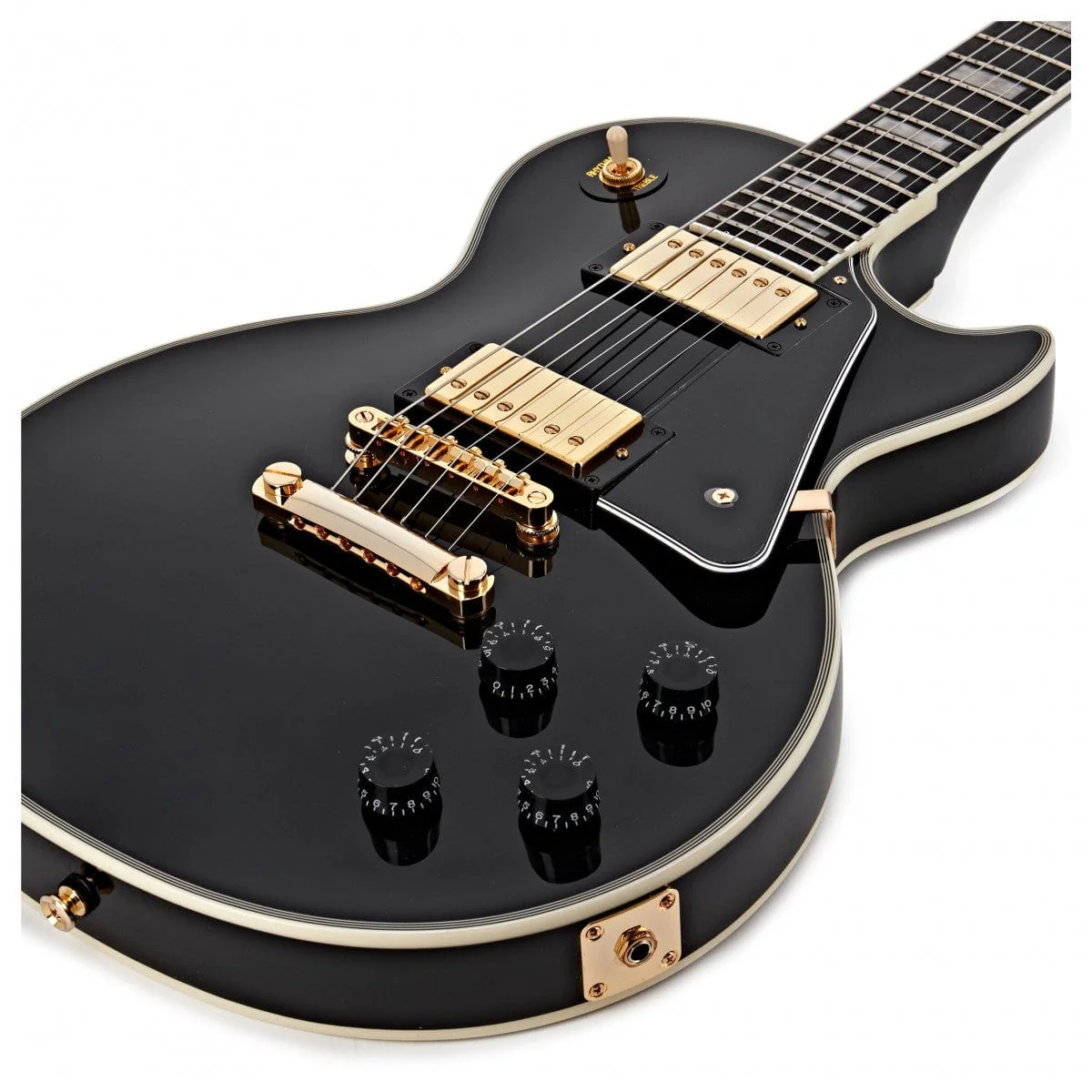 Epiphone Les Paul Custom; Ebony - Image 4